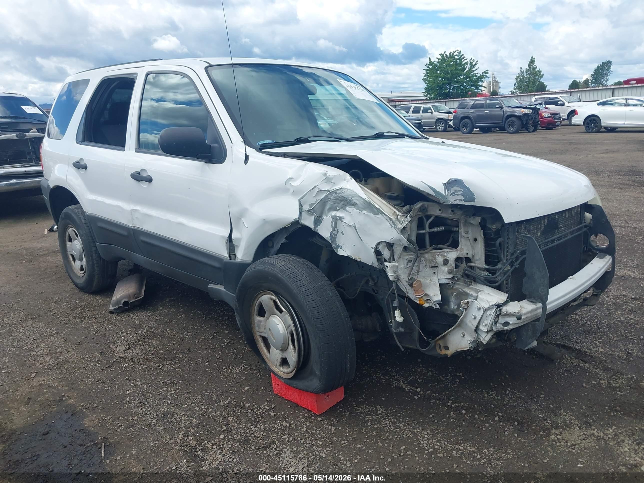 2007 Ford Escape Xls/xls Manual Белый vin: 1FMYU92Z37KA11236