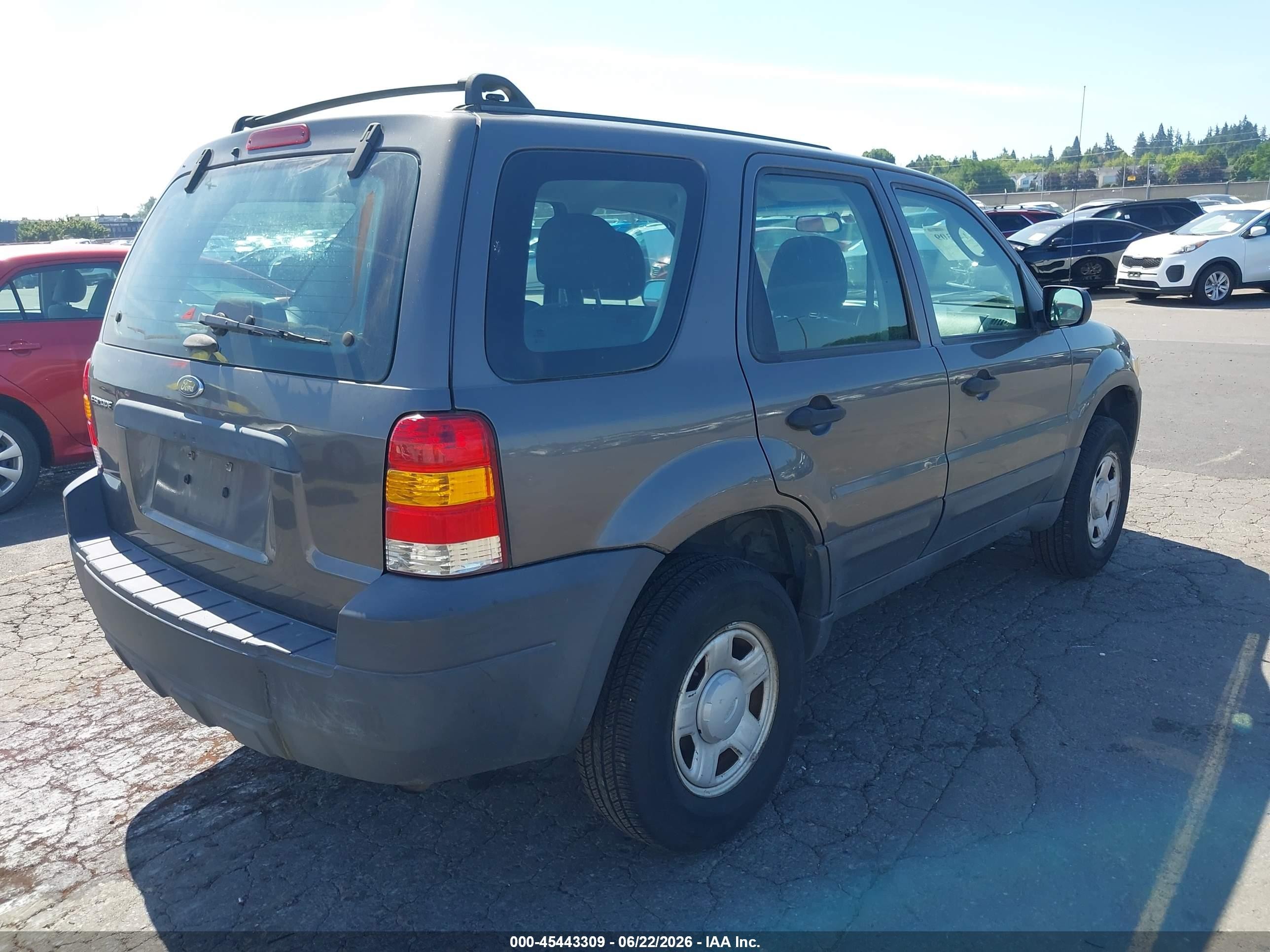 2006 Ford Escape Xls/xls Manual Gray vin: 1FMYU92Z66KB47276