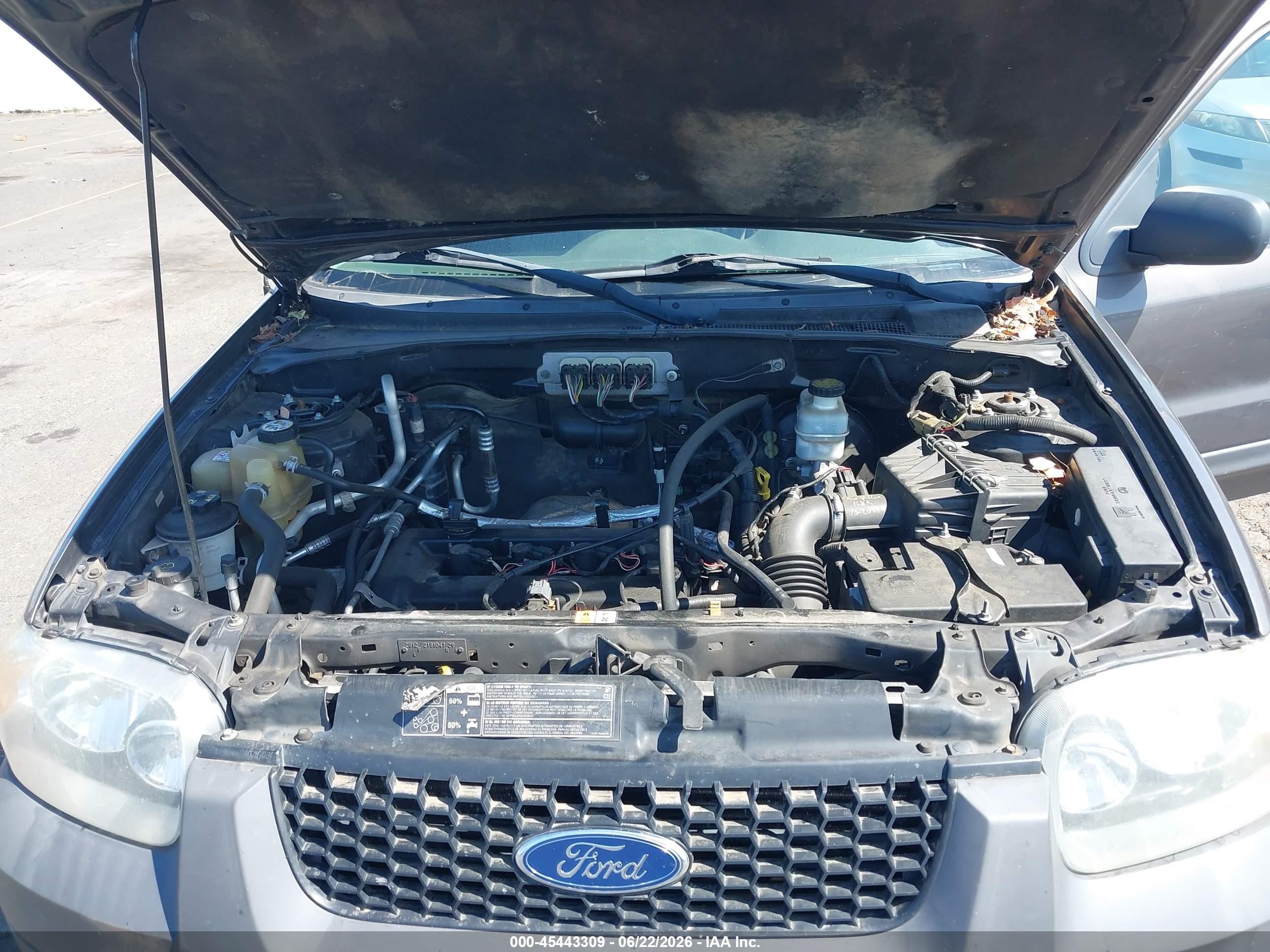 2006 Ford Escape Xls/xls Manual Gray vin: 1FMYU92Z66KB47276