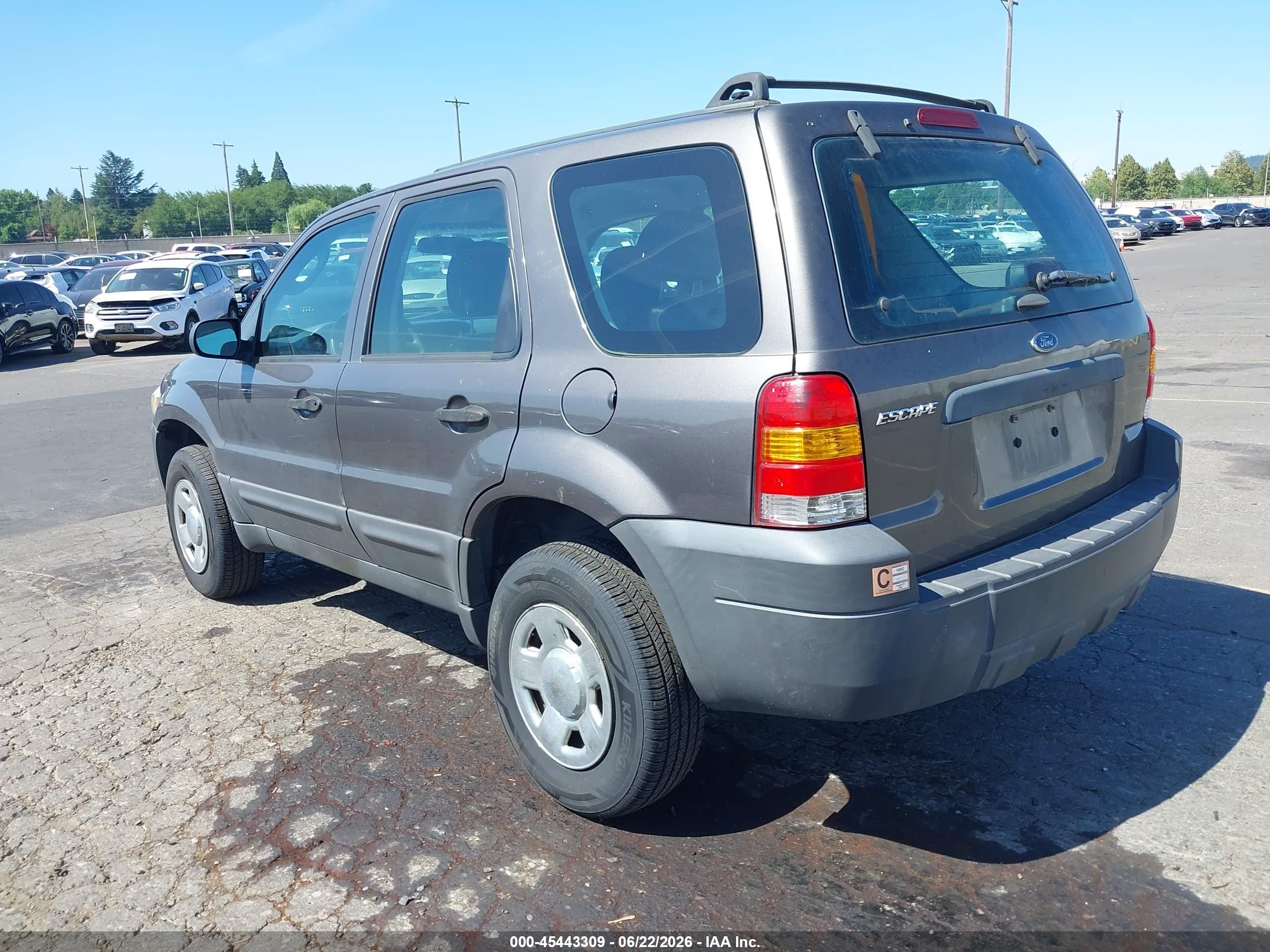2006 Ford Escape Xls/xls Manual Gray vin: 1FMYU92Z66KB47276