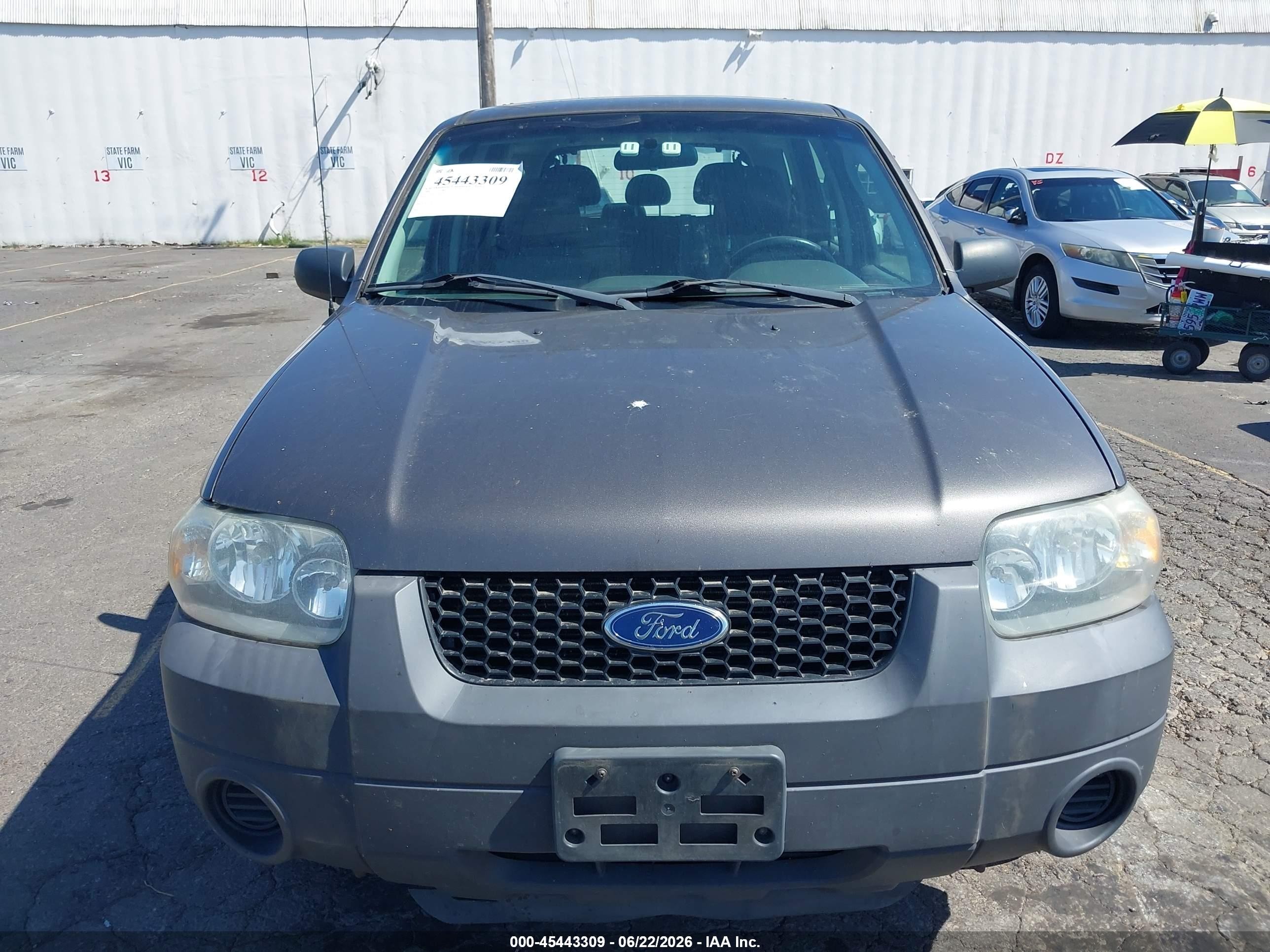 2006 Ford Escape Xls/xls Manual Gray vin: 1FMYU92Z66KB47276