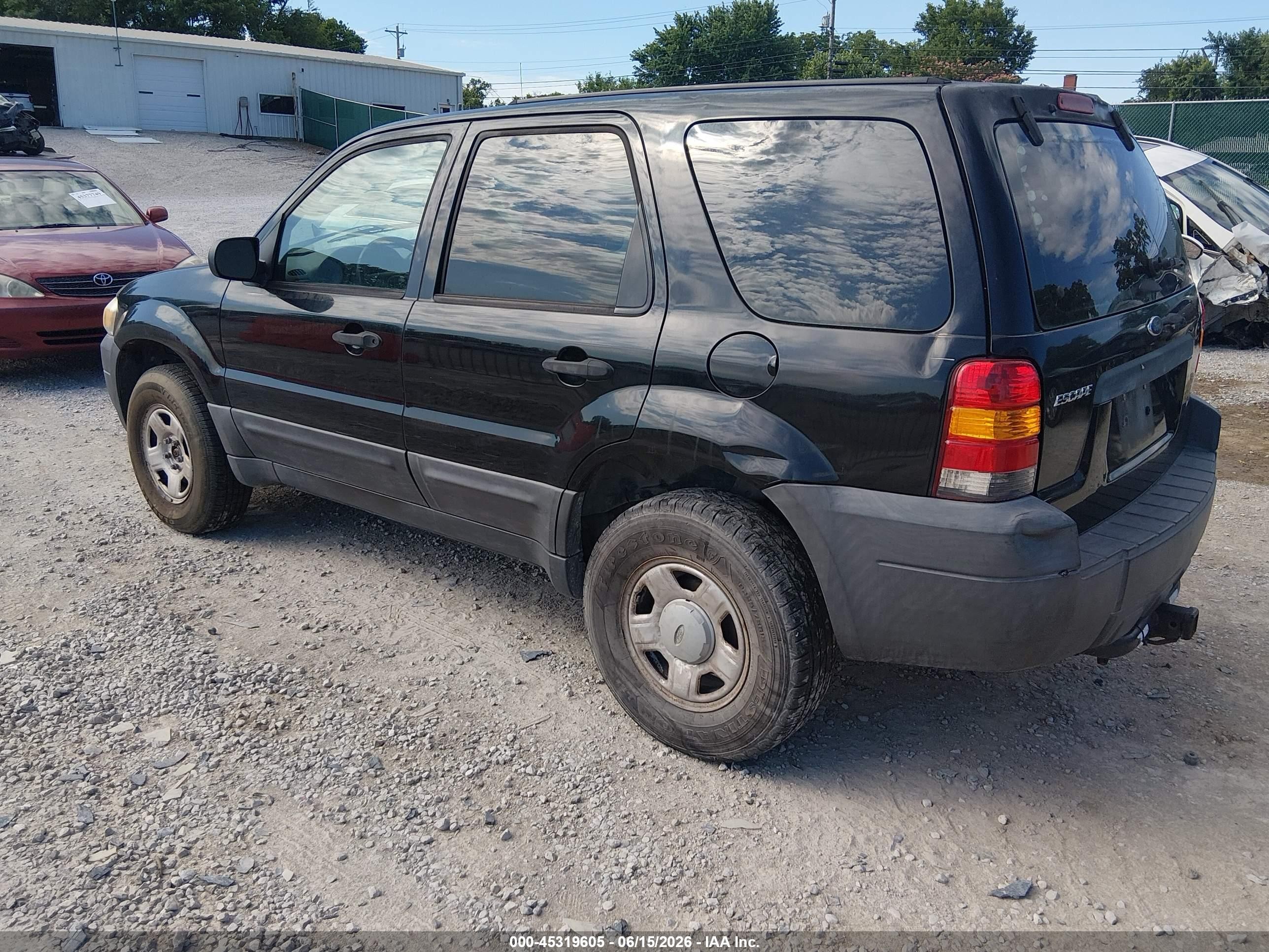 2006 Ford Escape Xls/xls Manual Black vin: 1FMYU92Z66KC02180