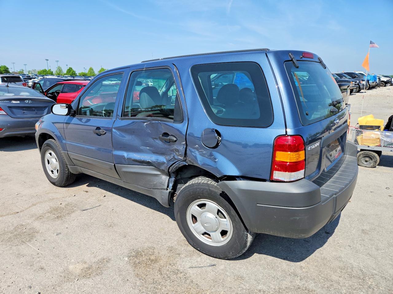 2005 Ford Escape Xls Blue vin: 1FMYU92Z75KA16095
