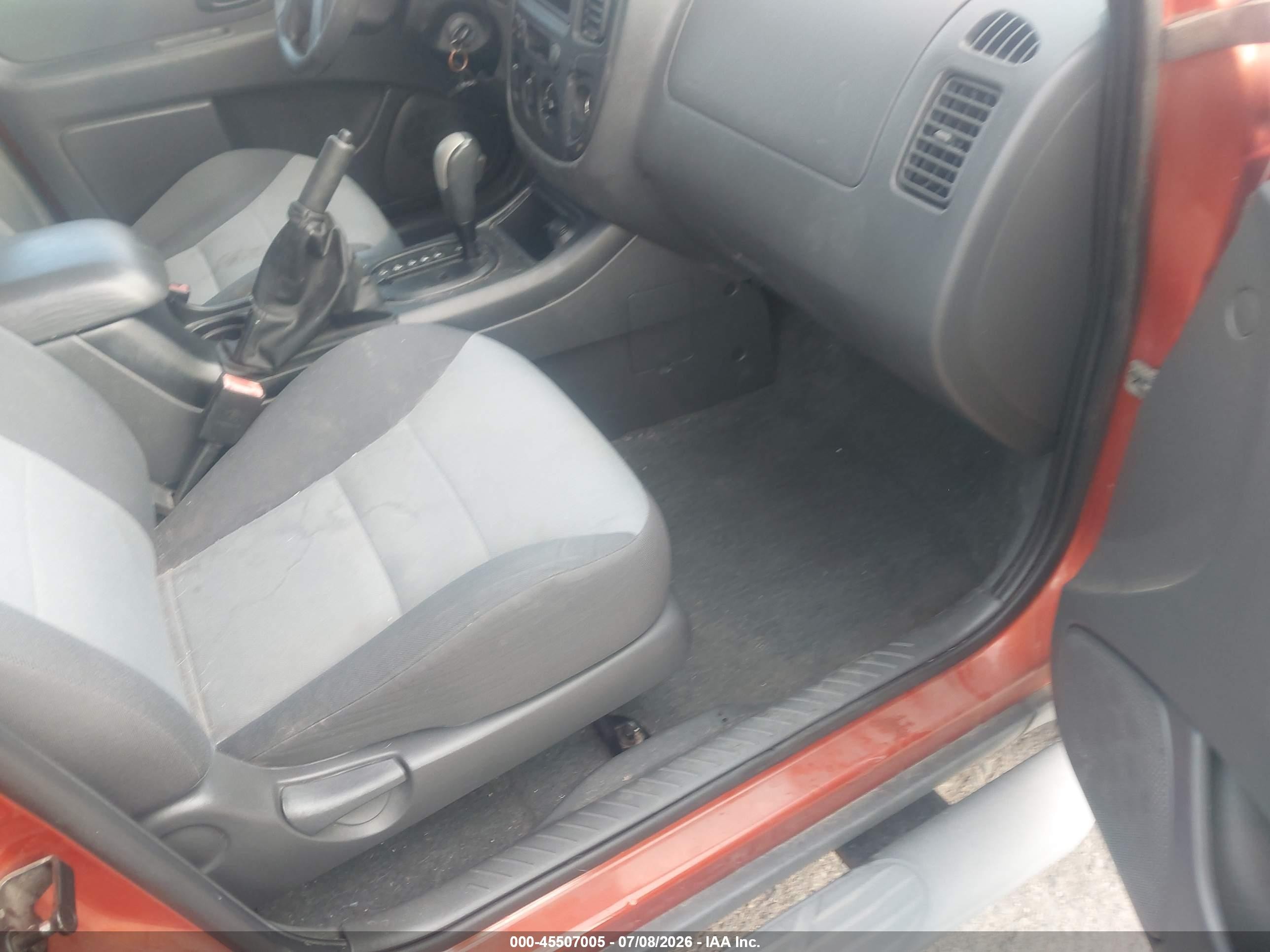 2006 Ford Escape Xls/xls Manual Orange vin: 1FMYU92Z86KA05222