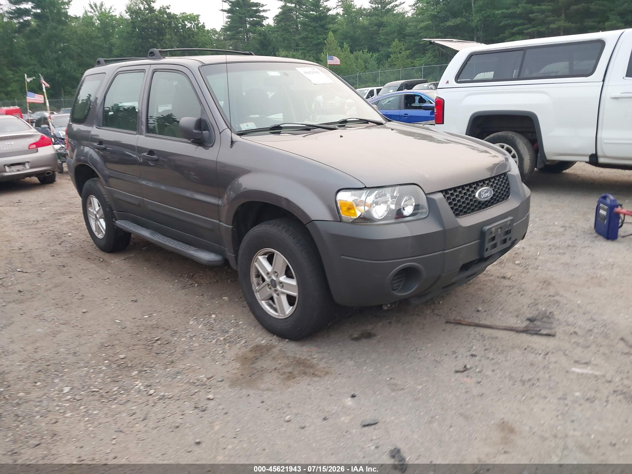 2006 Ford Escape Xls/xls Manual Gray vin: 1FMYU92Z86KA71950