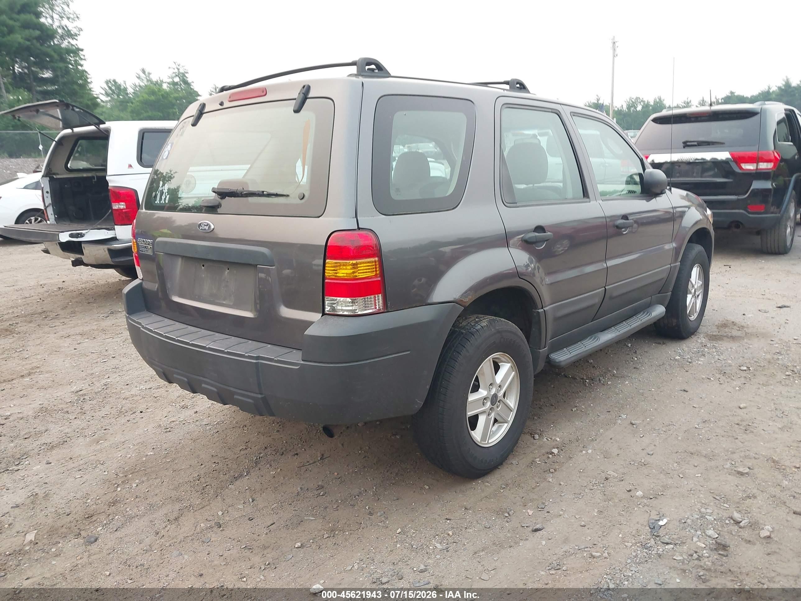 2006 Ford Escape Xls/xls Manual Gray vin: 1FMYU92Z86KA71950