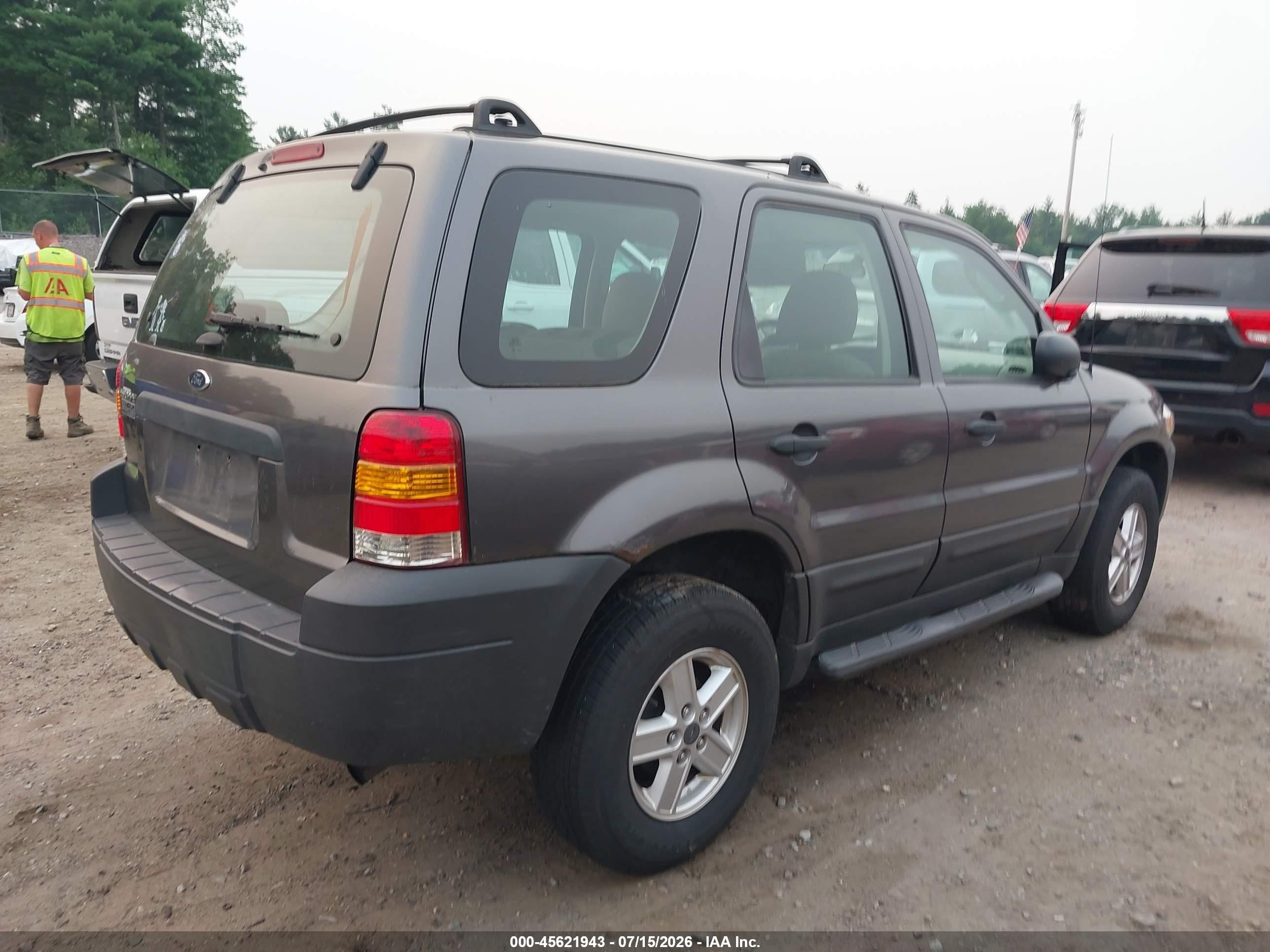 2006 Ford Escape Xls/xls Manual Gray vin: 1FMYU92Z86KA71950