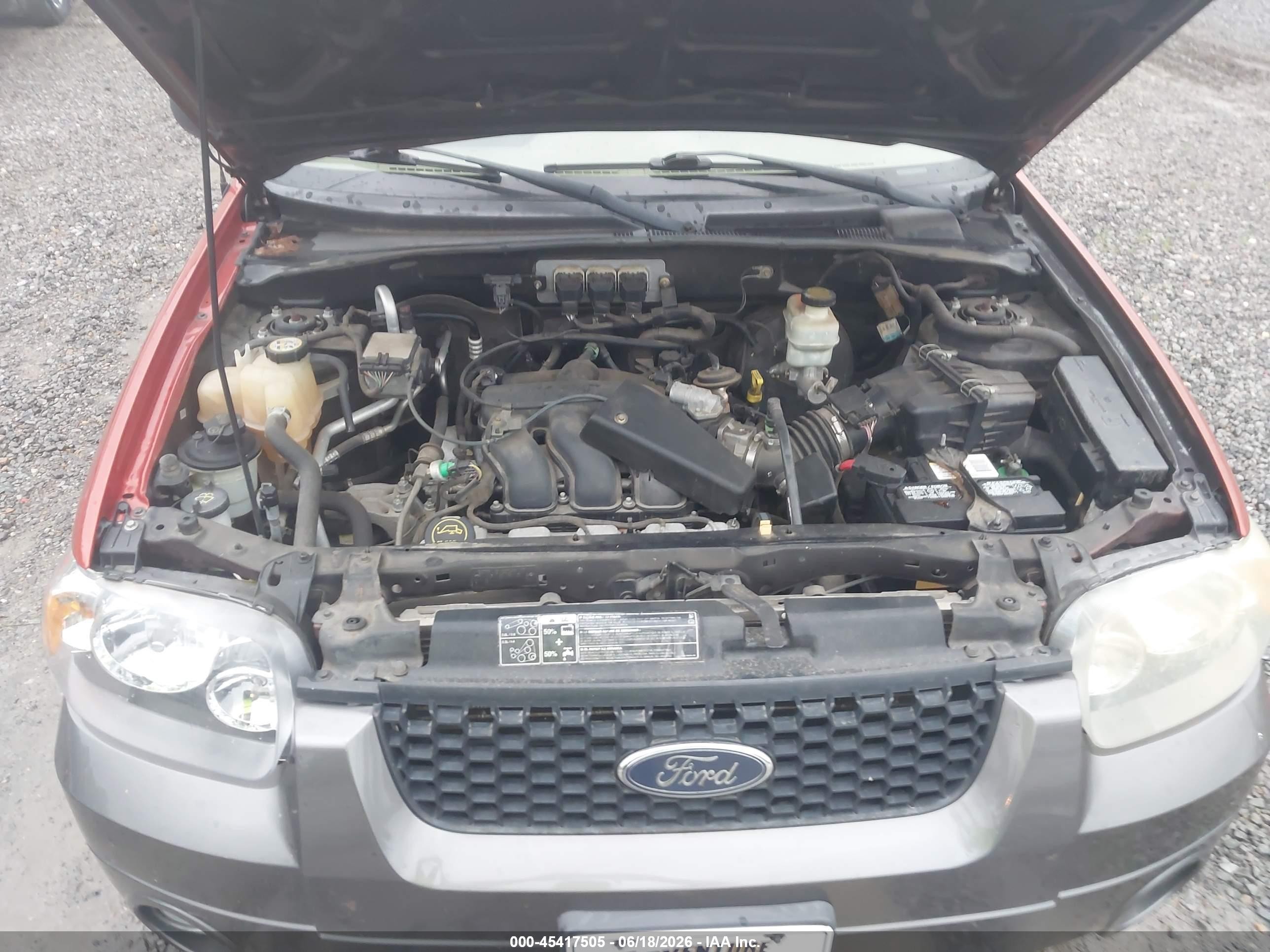 2006 Ford Escape Xlt/xlt Sport Orange vin: 1FMYU93106KA69358
