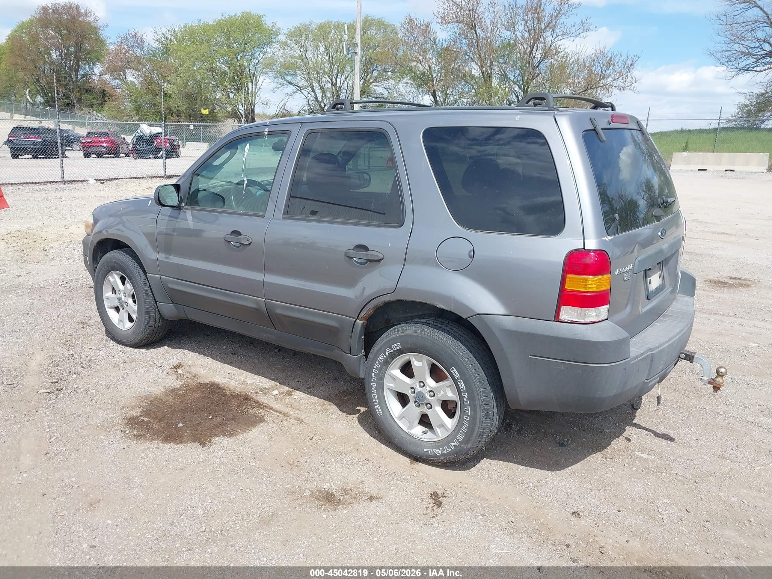 2007 Ford Escape Xlt/xlt Sport Gray vin: 1FMYU93107KA24812