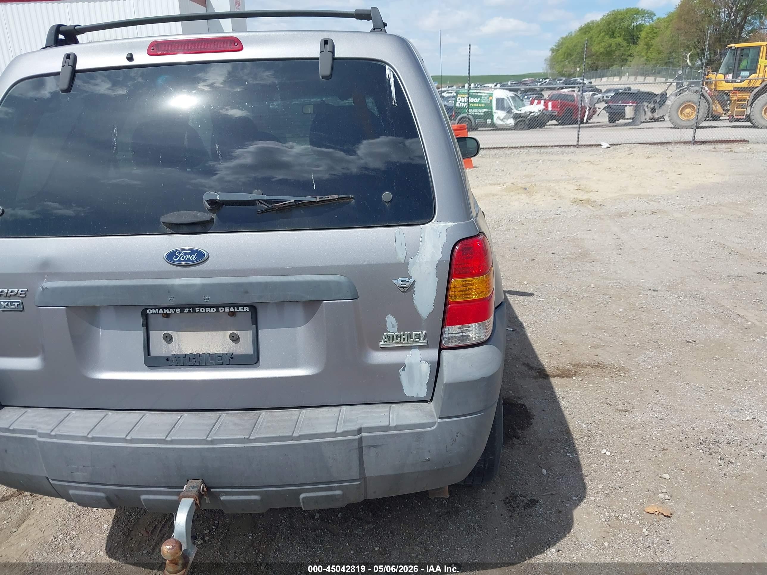 2007 Ford Escape Xlt/xlt Sport Gray vin: 1FMYU93107KA24812