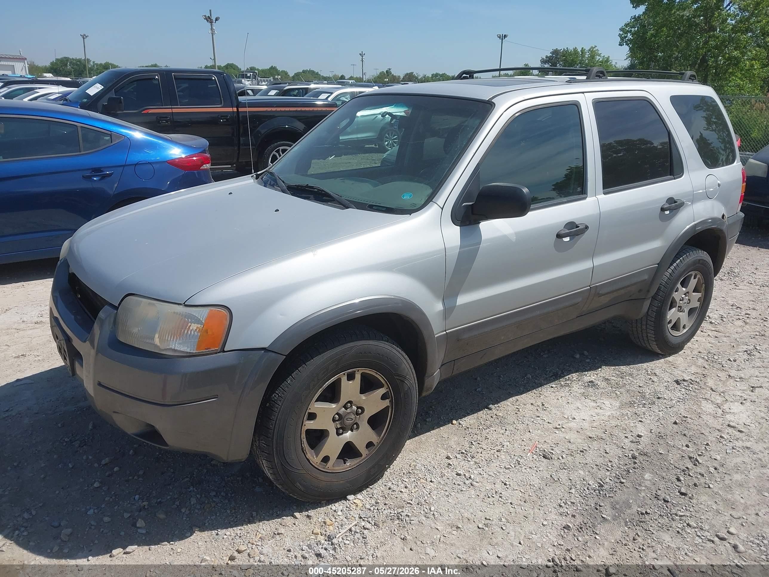 2003 Ford Escape Xlt Silver vin: 1FMYU93113KA39443