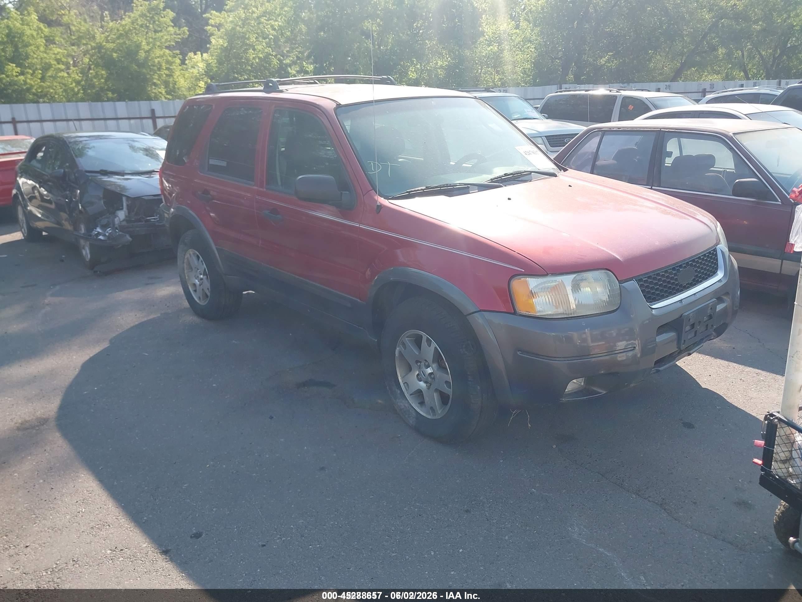 2004 Ford Escape Xlt Красный vin: 1FMYU93114KB38538