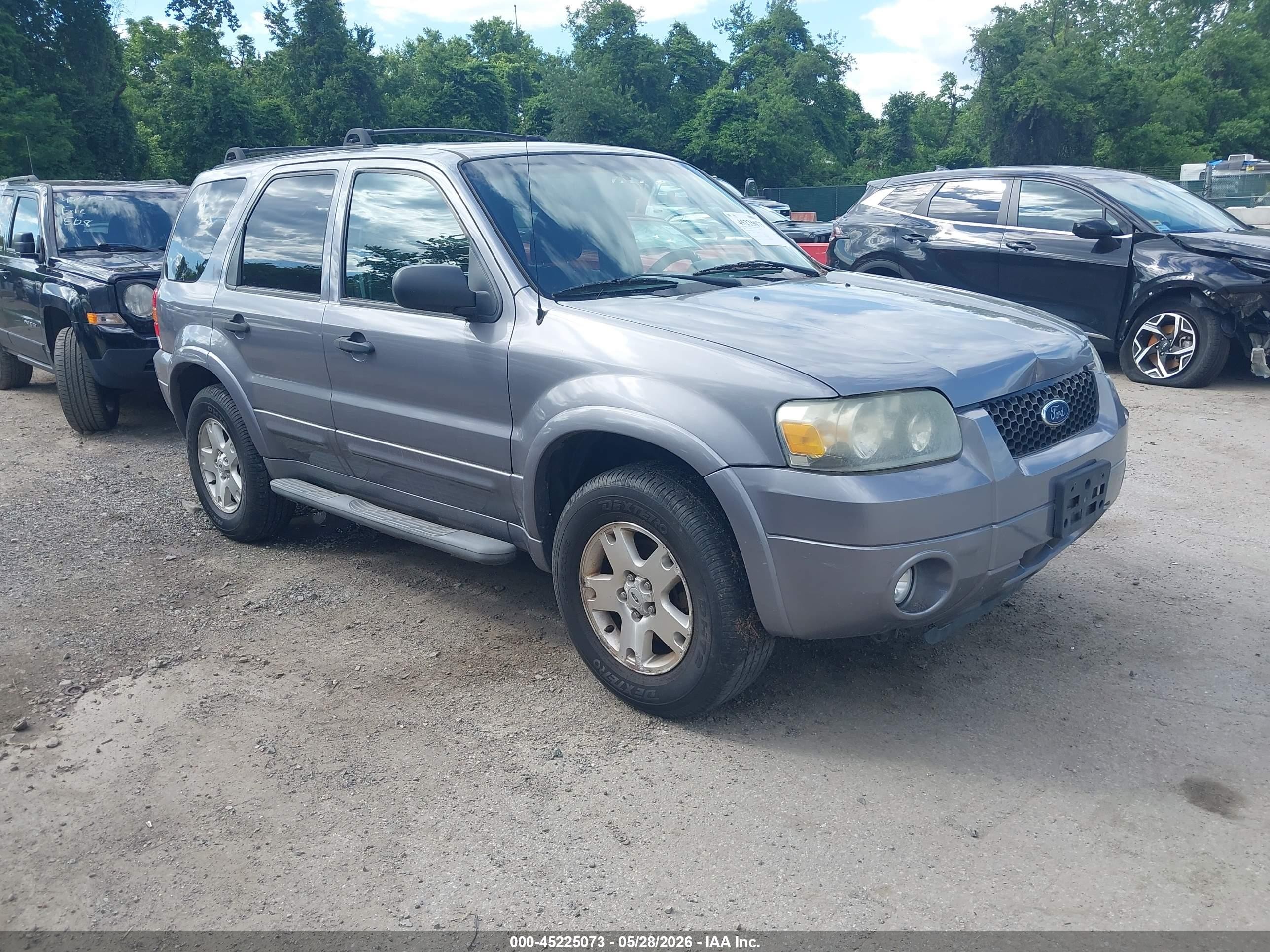 2007 Ford Escape Xlt/xlt Sport Серый vin: 1FMYU93117KA52313