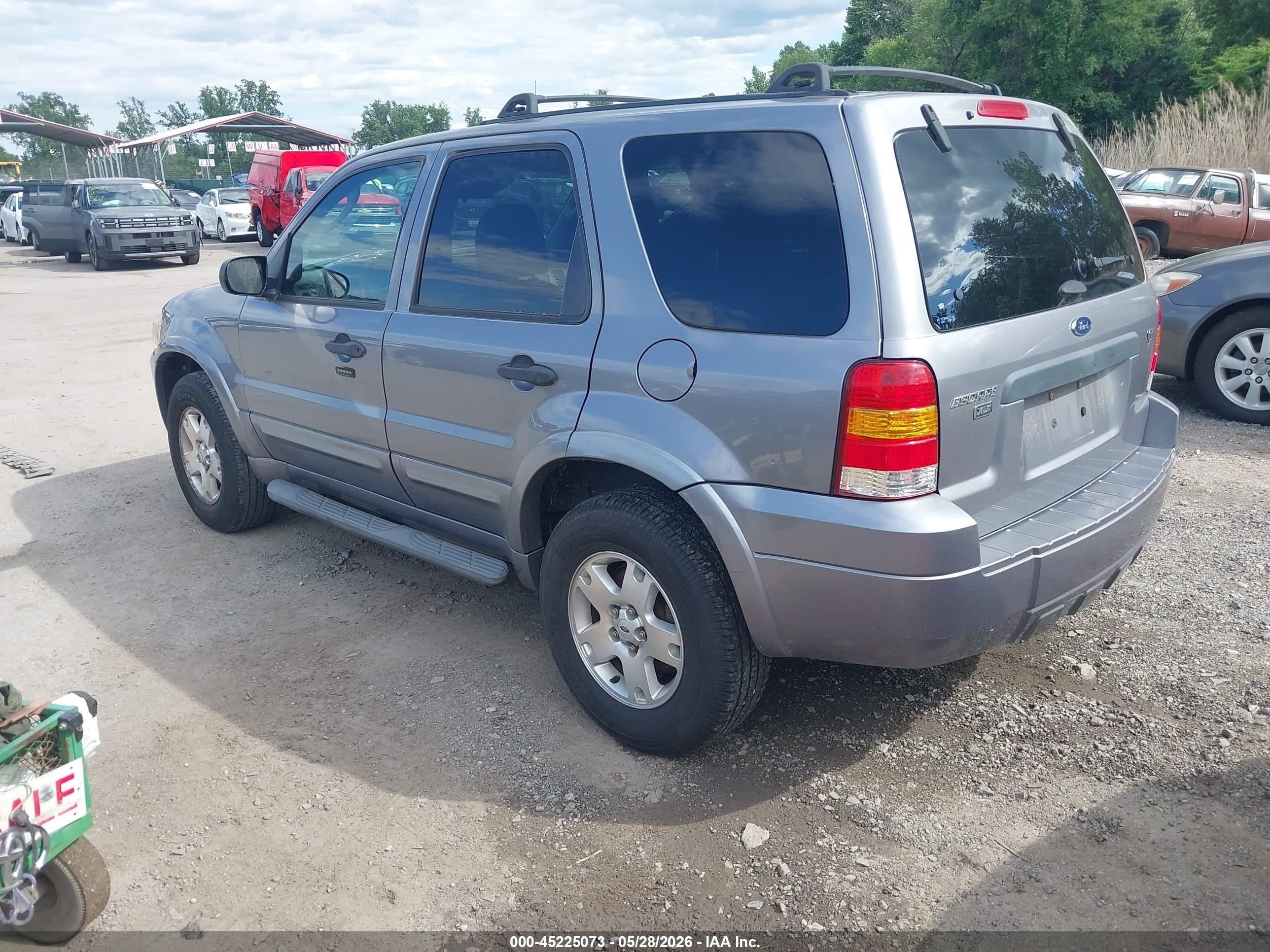 2007 Ford Escape Xlt/xlt Sport Серый vin: 1FMYU93117KA52313