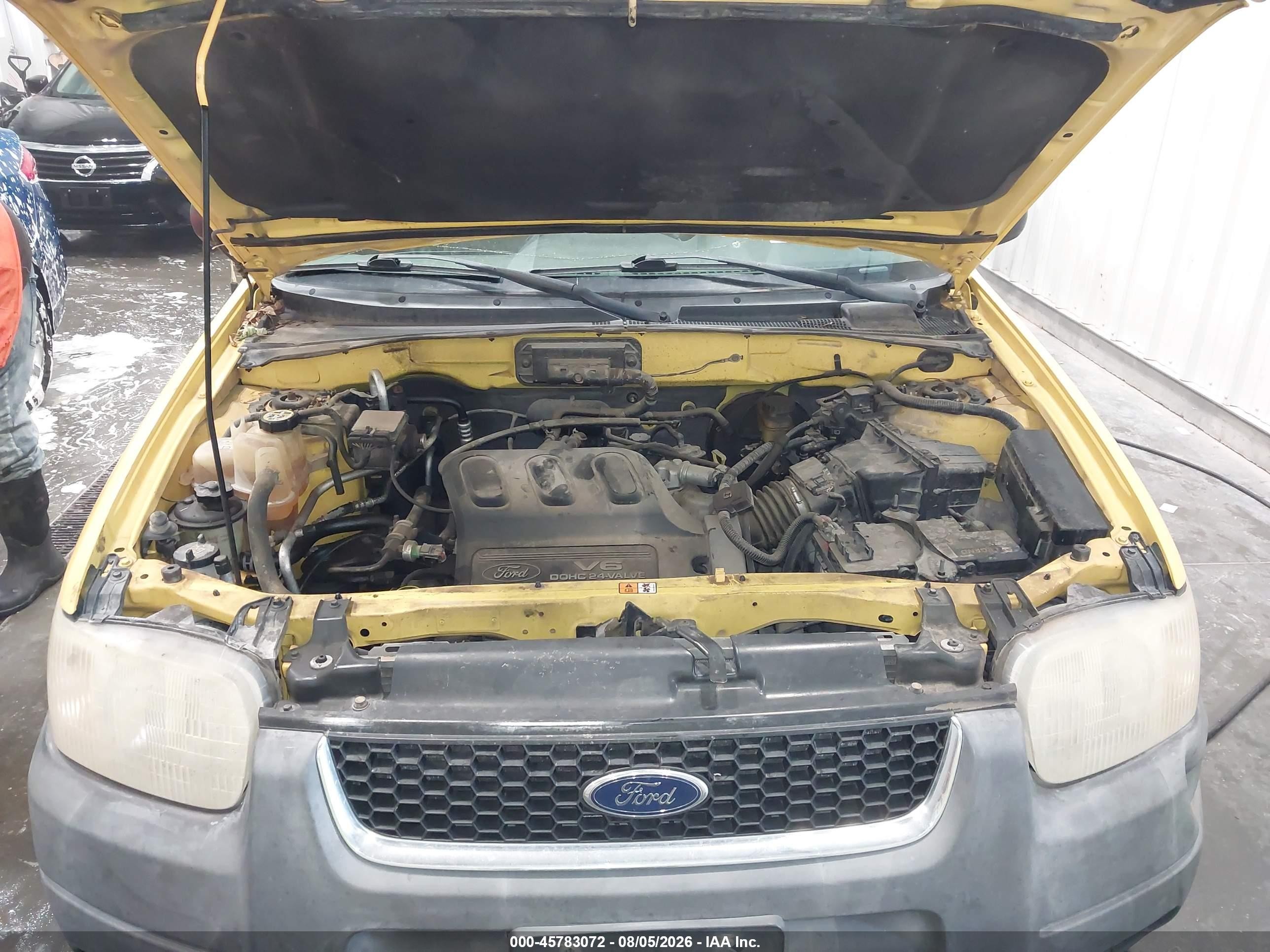 2003 Ford Escape Xlt White vin: 1FMYU93123KA10808
