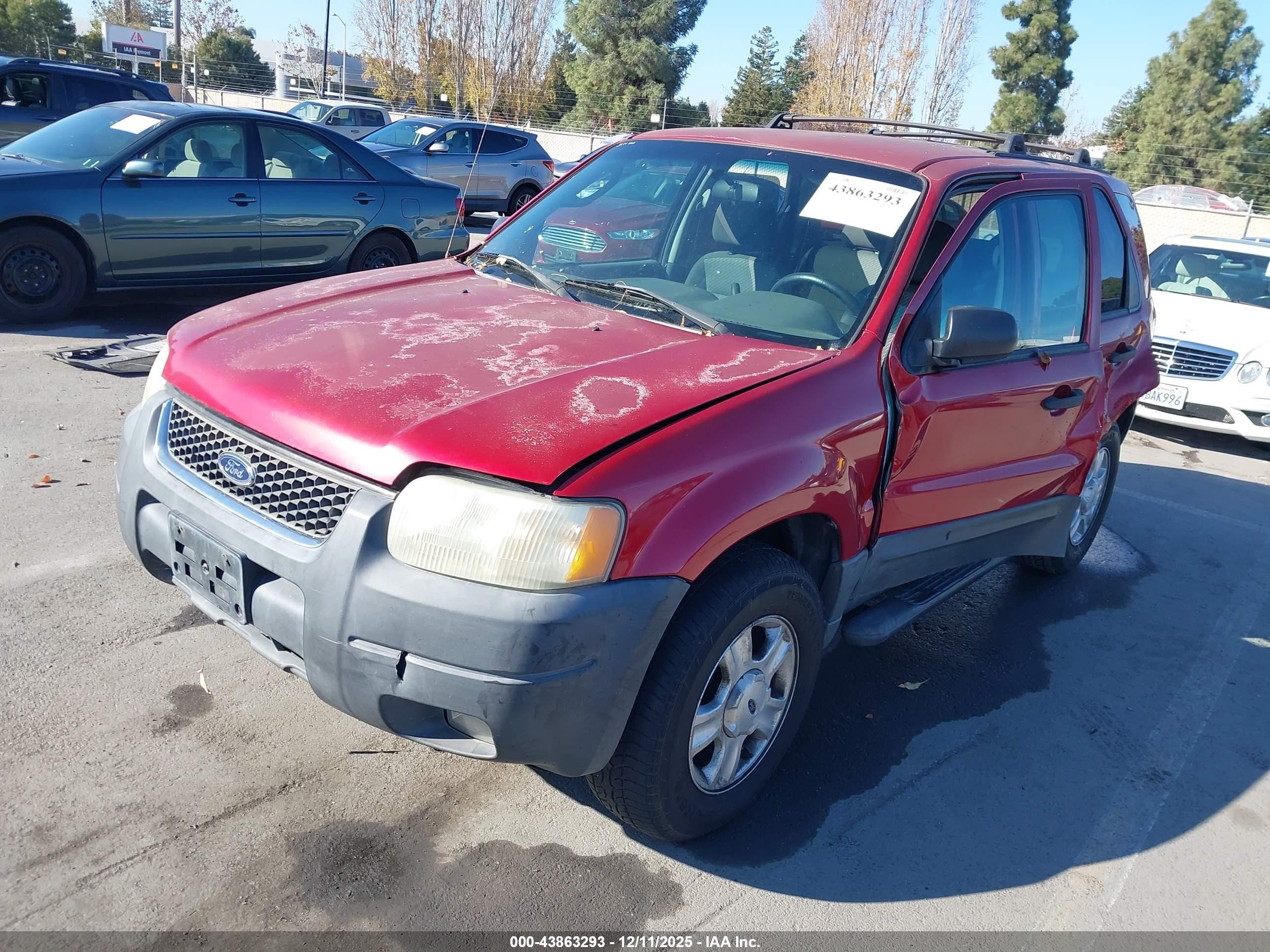 2003 Ford Escape Xlt Red vin: 1FMYU93123KB58831