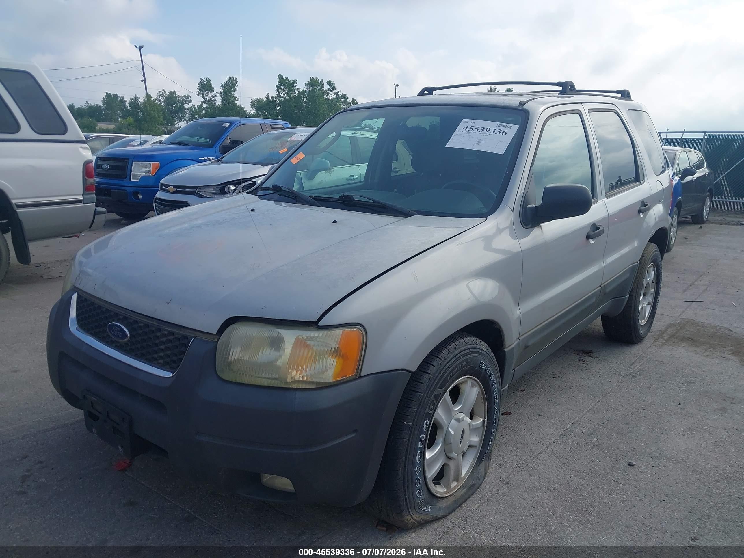 2003 Ford Escape Xlt Silver vin: 1FMYU93123KC87197