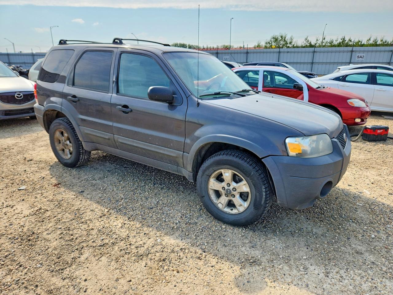 2007 Ford Escape Xlt Угольный vin: 1FMYU93127KA23189
