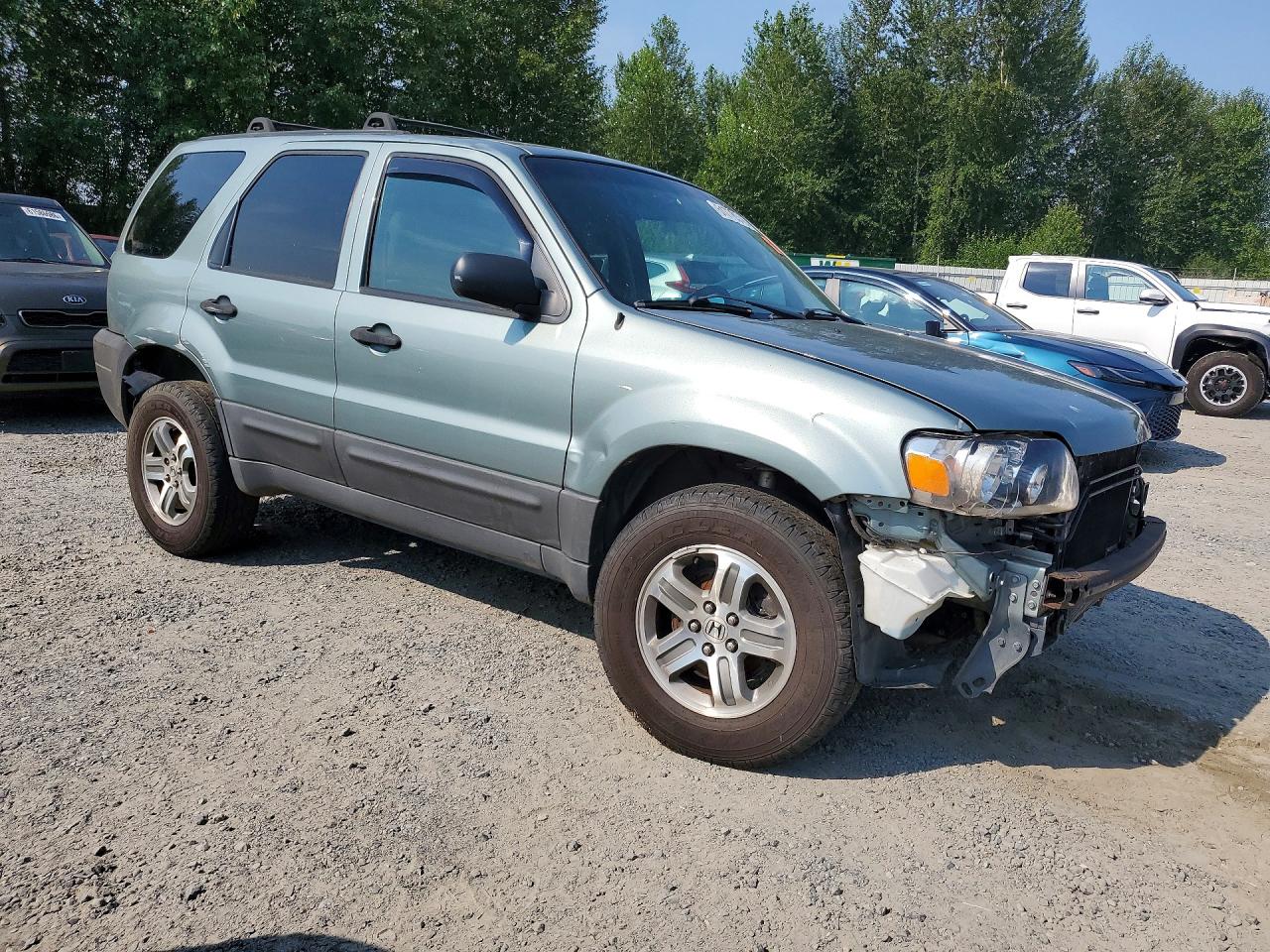 2007 Ford Escape Xlt Green vin: 1FMYU93127KA52112
