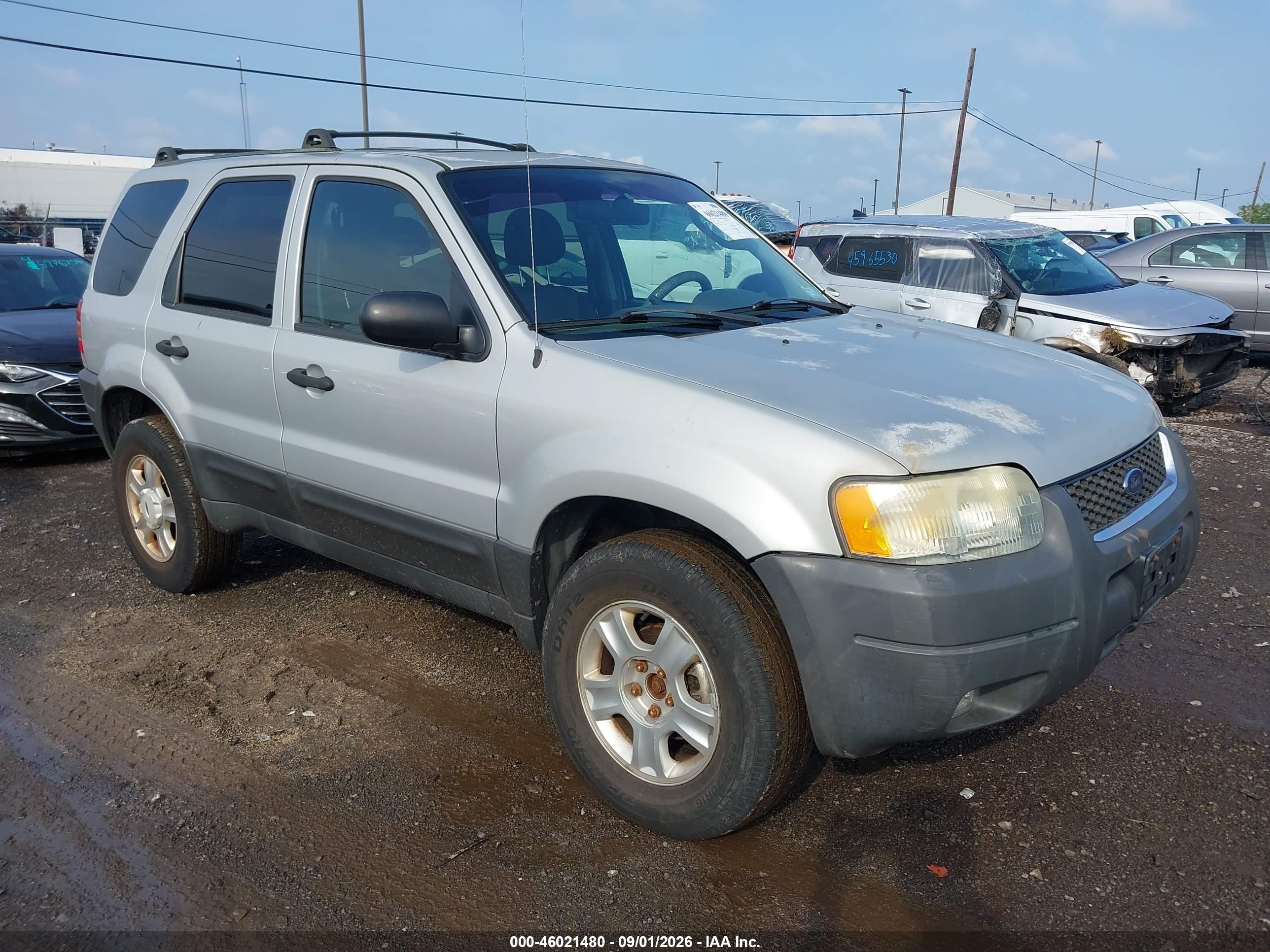 2004 Ford Escape Xlt Silver vin: 1FMYU93134KA37050