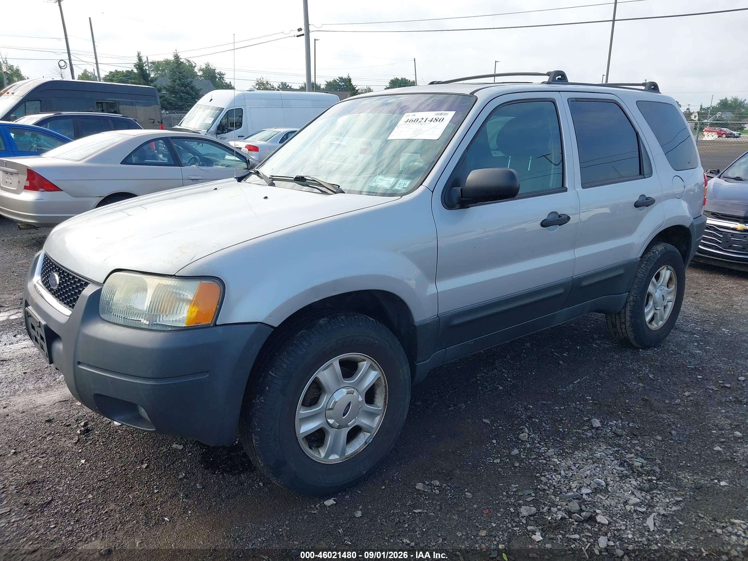 2004 Ford Escape Xlt Silver vin: 1FMYU93134KA37050