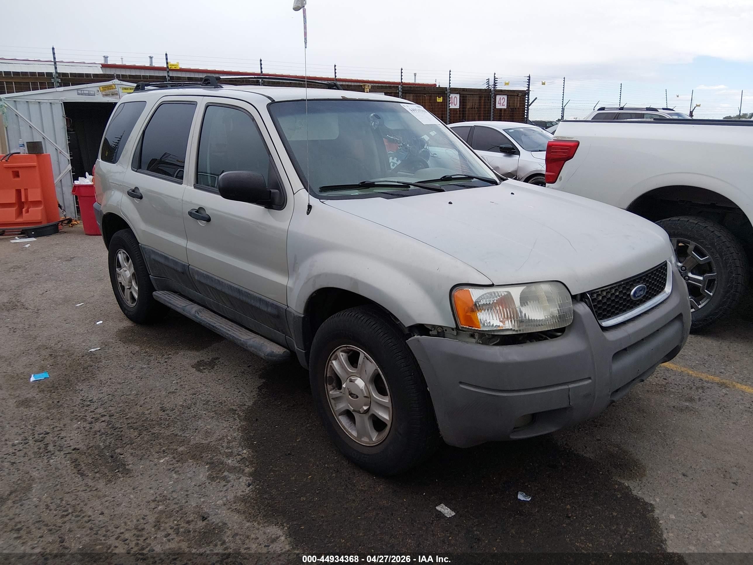 2003 Ford Escape Xlt Silver vin: 1FMYU93143KB24017