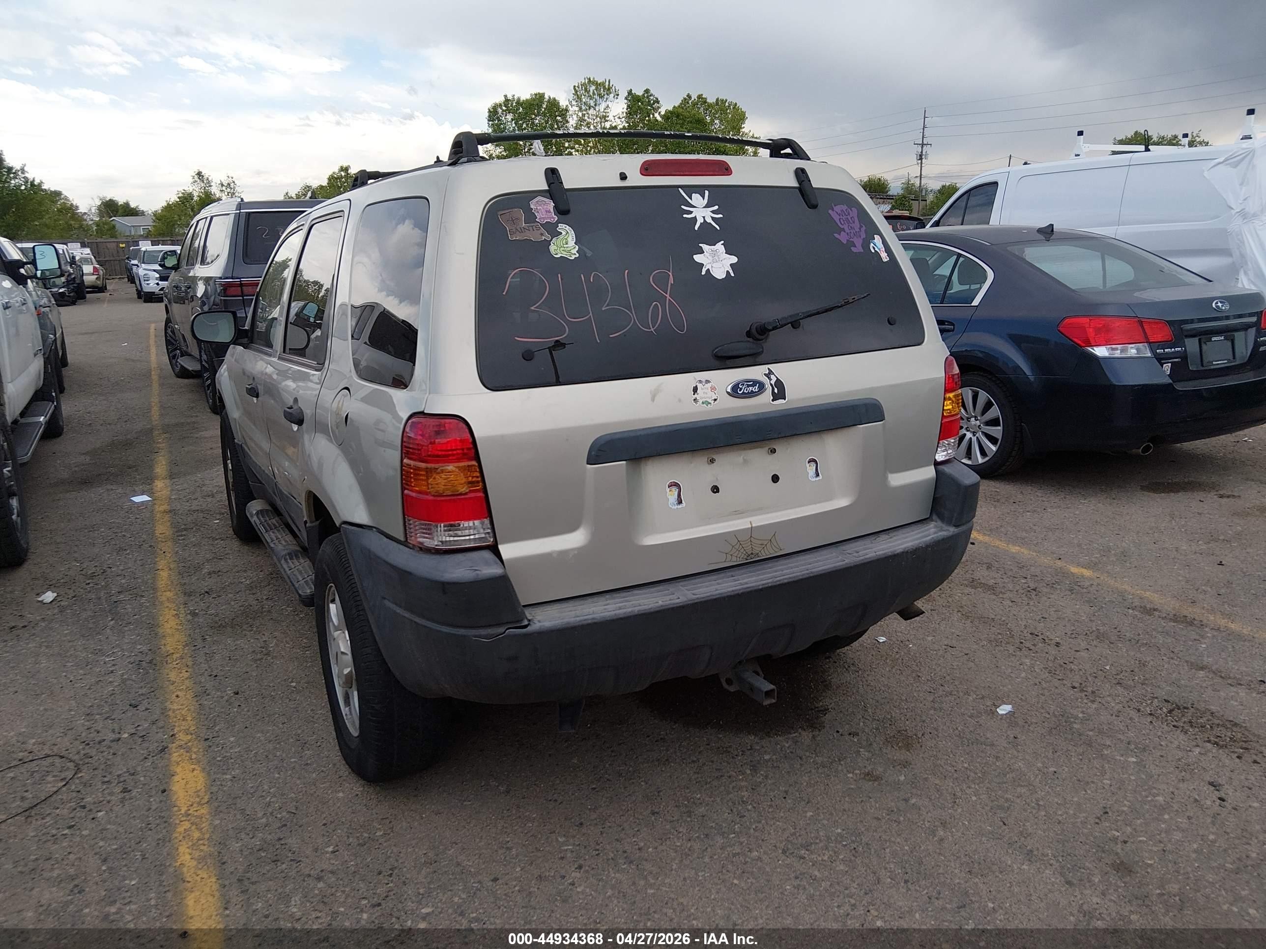 2003 Ford Escape Xlt Silver vin: 1FMYU93143KB24017