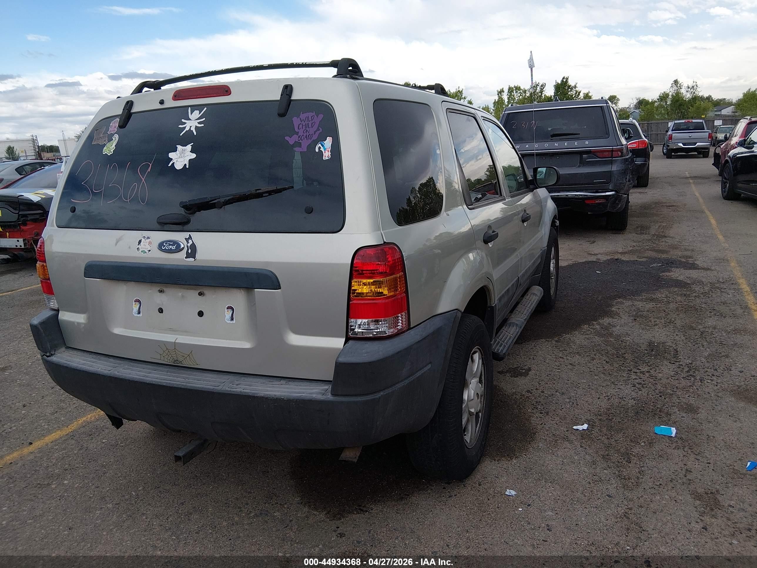 2003 Ford Escape Xlt Silver vin: 1FMYU93143KB24017