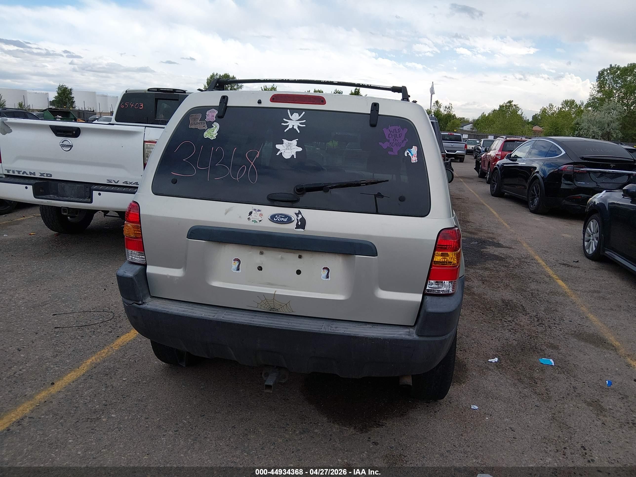 2003 Ford Escape Xlt Silver vin: 1FMYU93143KB24017