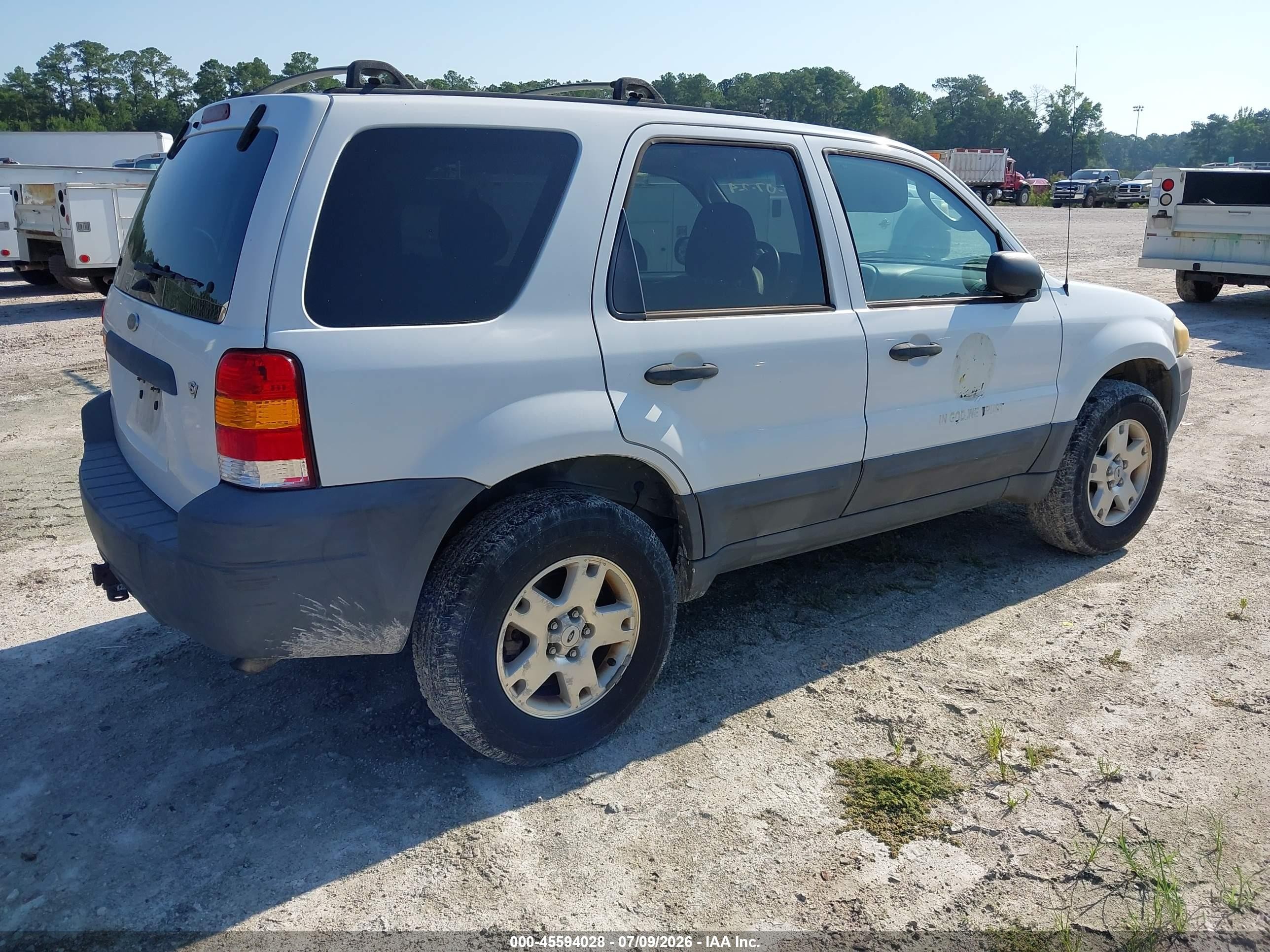 2007 Ford Escape Xlt/xlt Sport White vin: 1FMYU93147KA59742