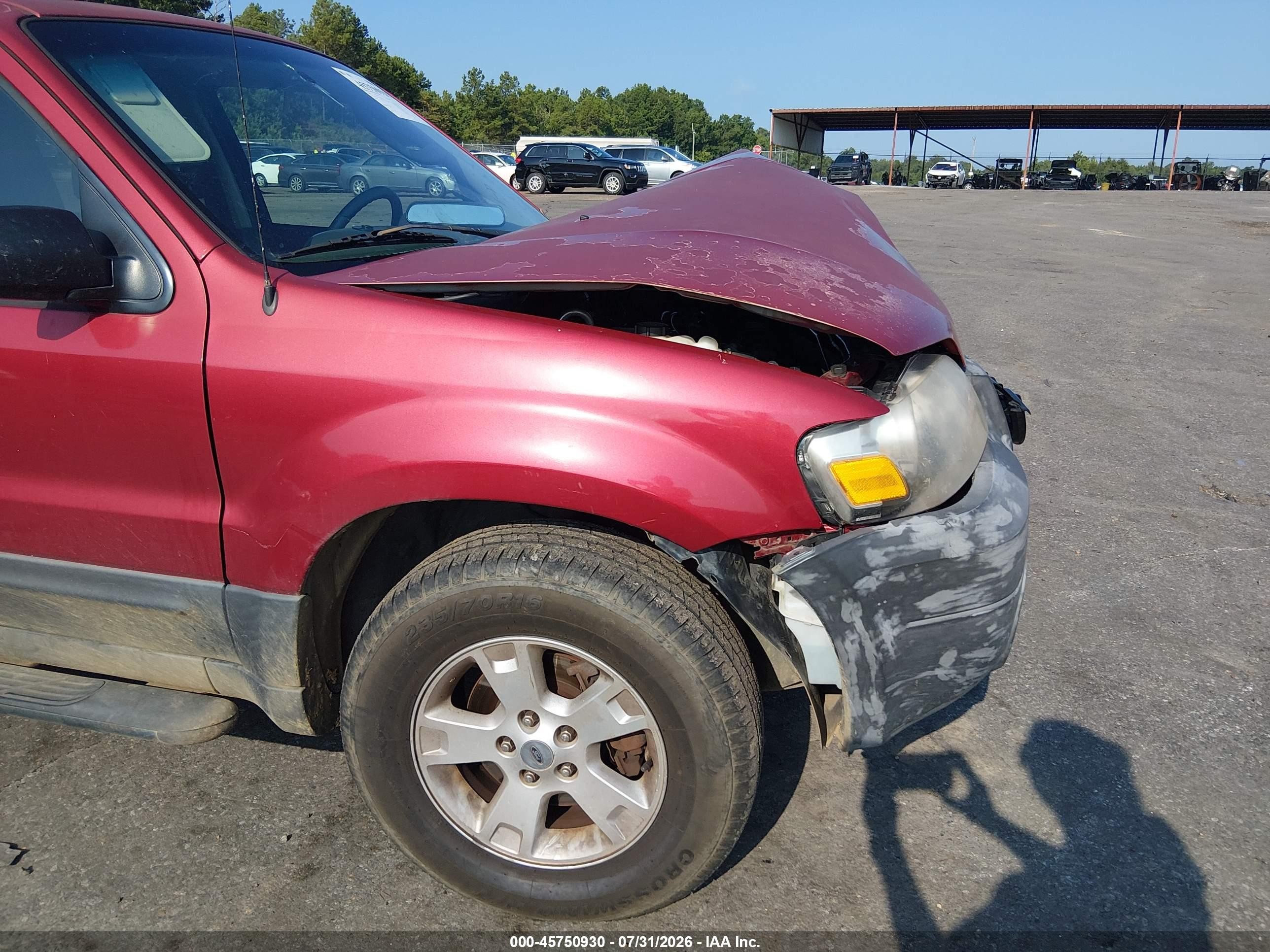 2005 Ford Escape Xlt Red vin: 1FMYU93155DA07571