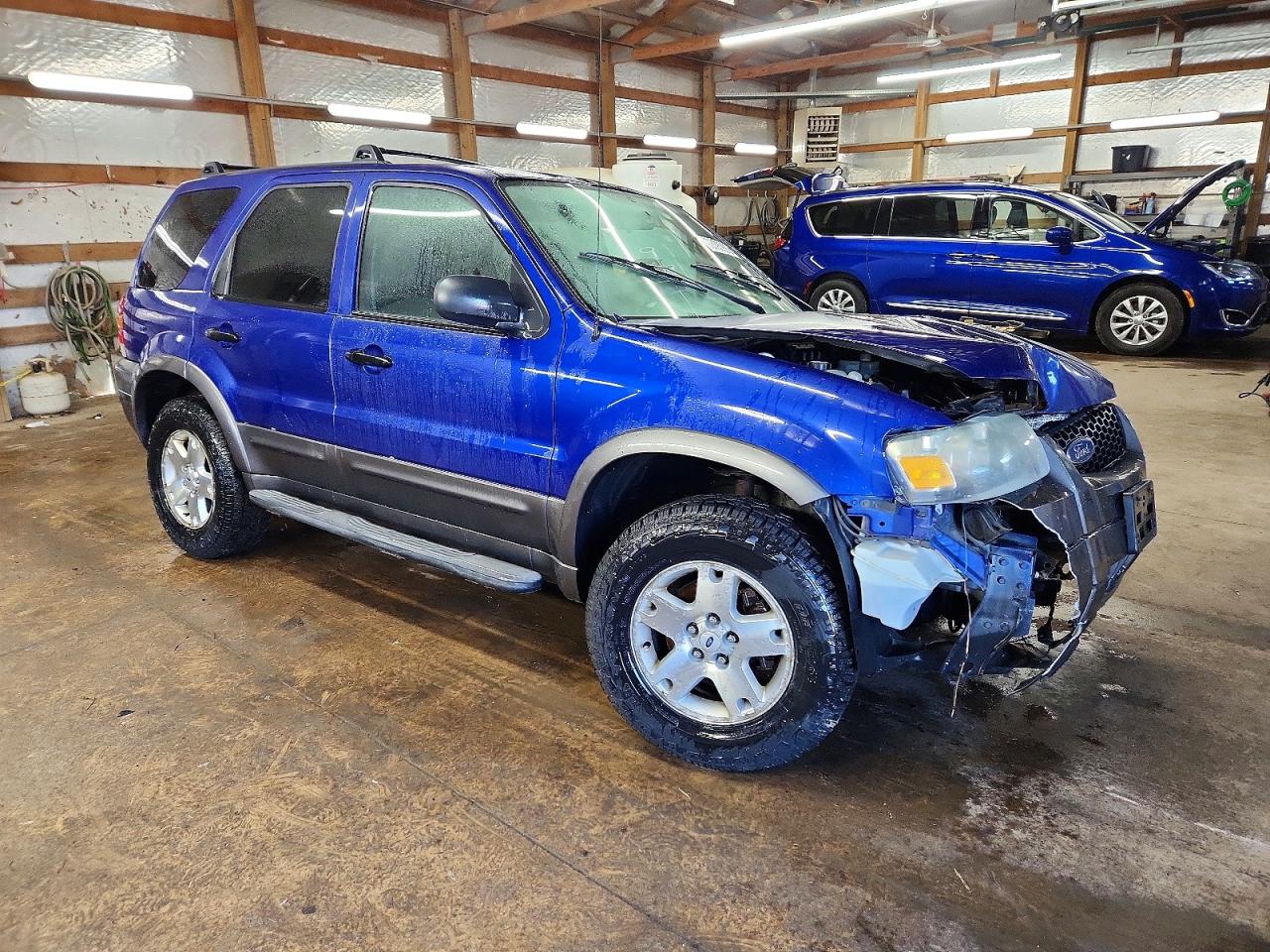 2006 Ford Escape Xlt Blue vin: 1FMYU93156KA12850