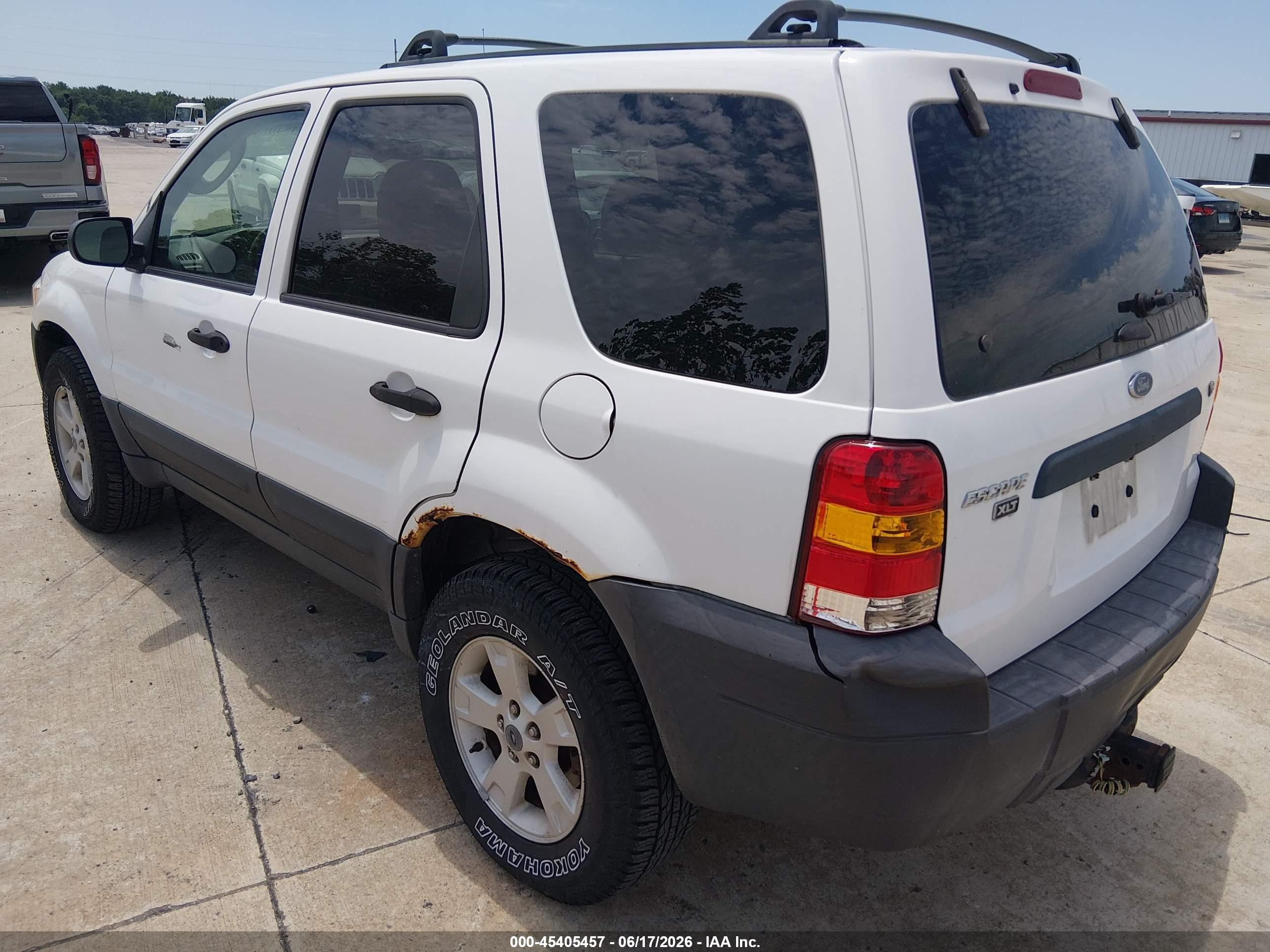 2006 Ford Escape Xlt/xlt Sport Белый vin: 1FMYU93156KA71610