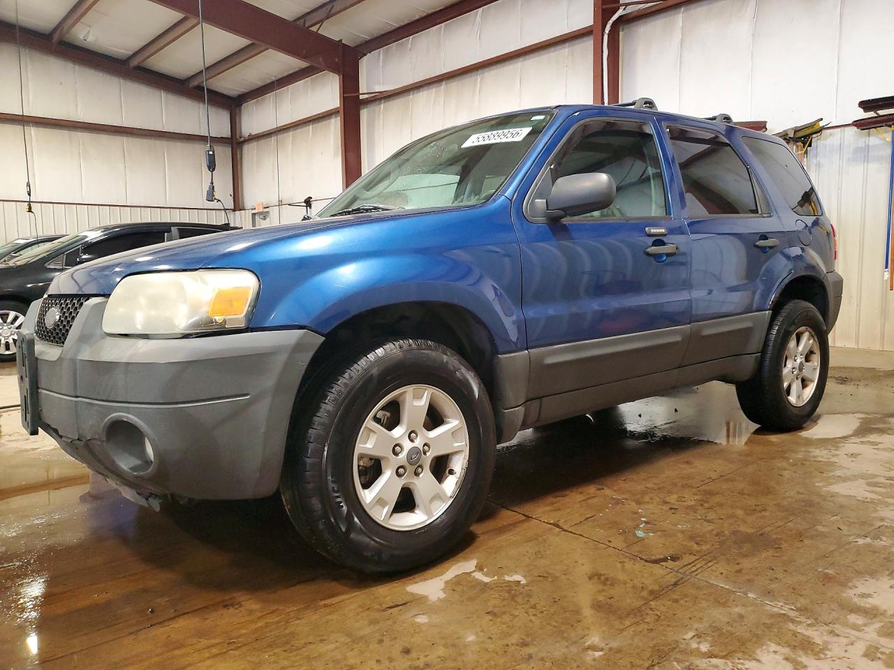 2007 Ford Escape Xlt Blue vin: 1FMYU93157KA06256