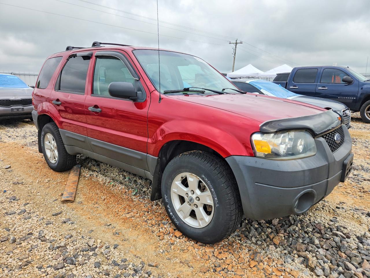 2007 Ford Escape Xlt Red vin: 1FMYU93157KA11151