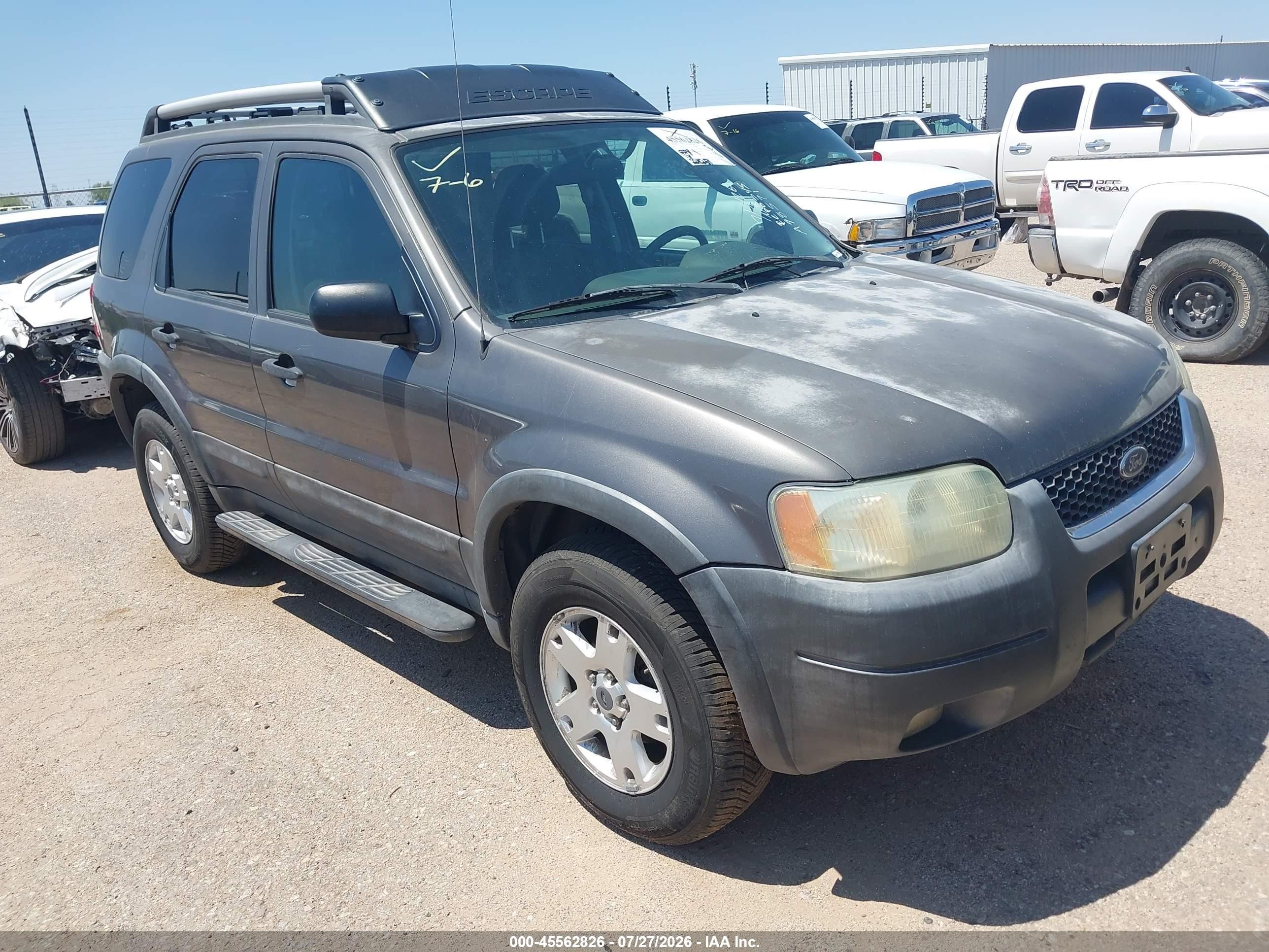 2004 Ford Escape Xlt Gray vin: 1FMYU93164KA98571