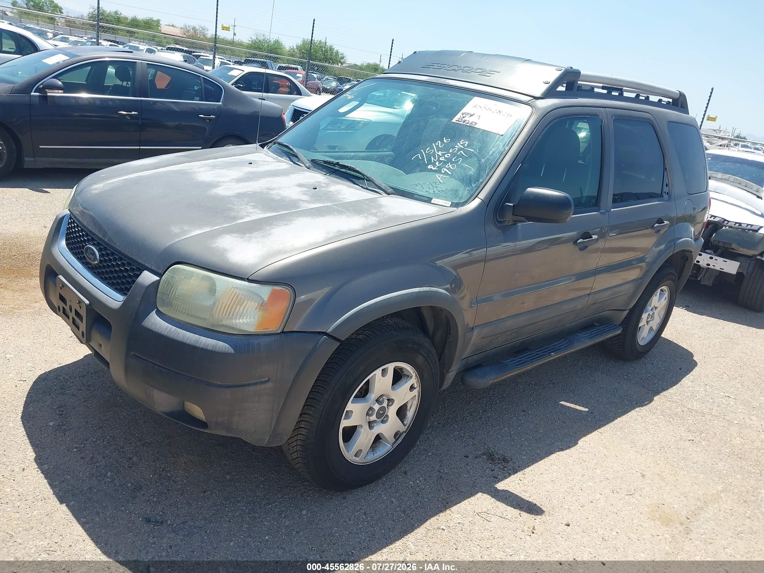 2004 Ford Escape Xlt Gray vin: 1FMYU93164KA98571