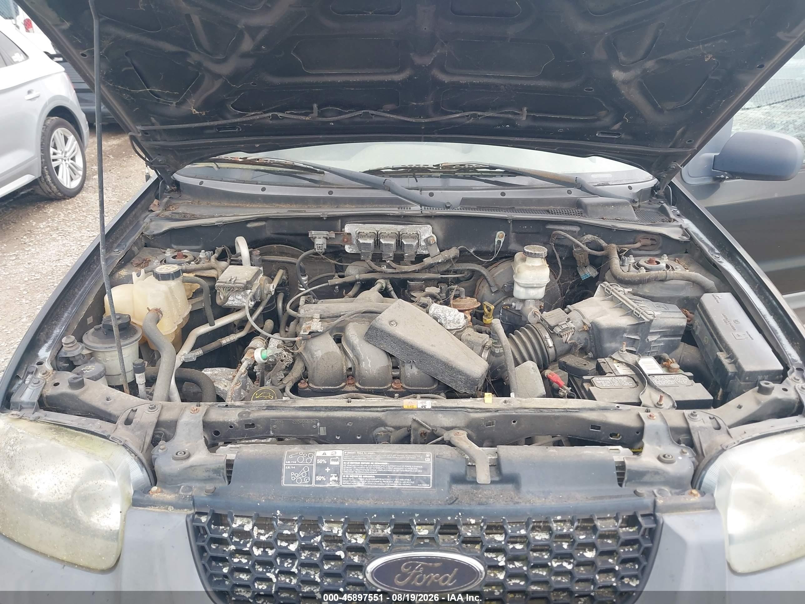 2005 Ford Escape Xlt Black vin: 1FMYU93165KD76094