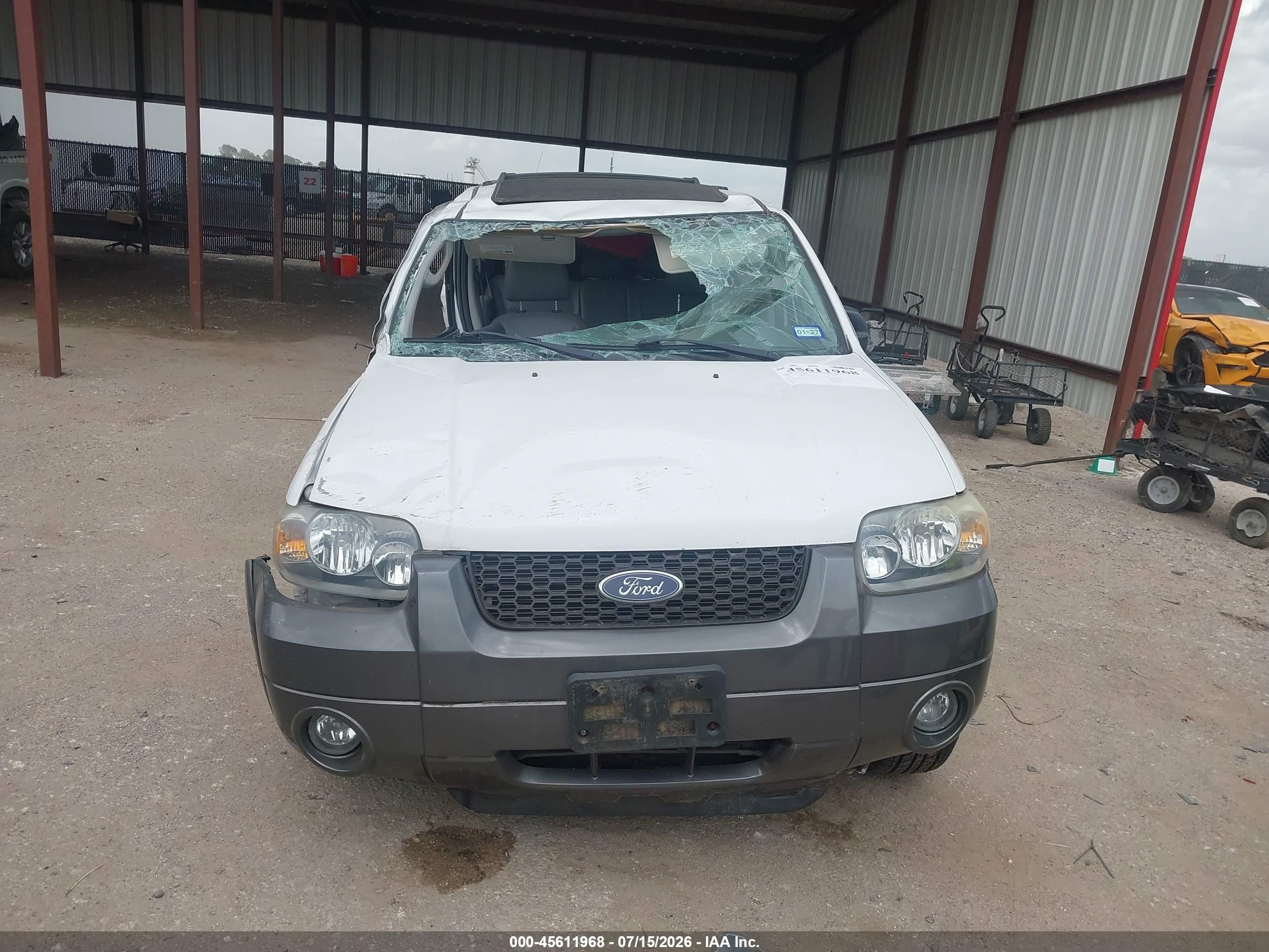 2006 Ford Escape Xlt/xlt Sport Белый vin: 1FMYU93166KC24611