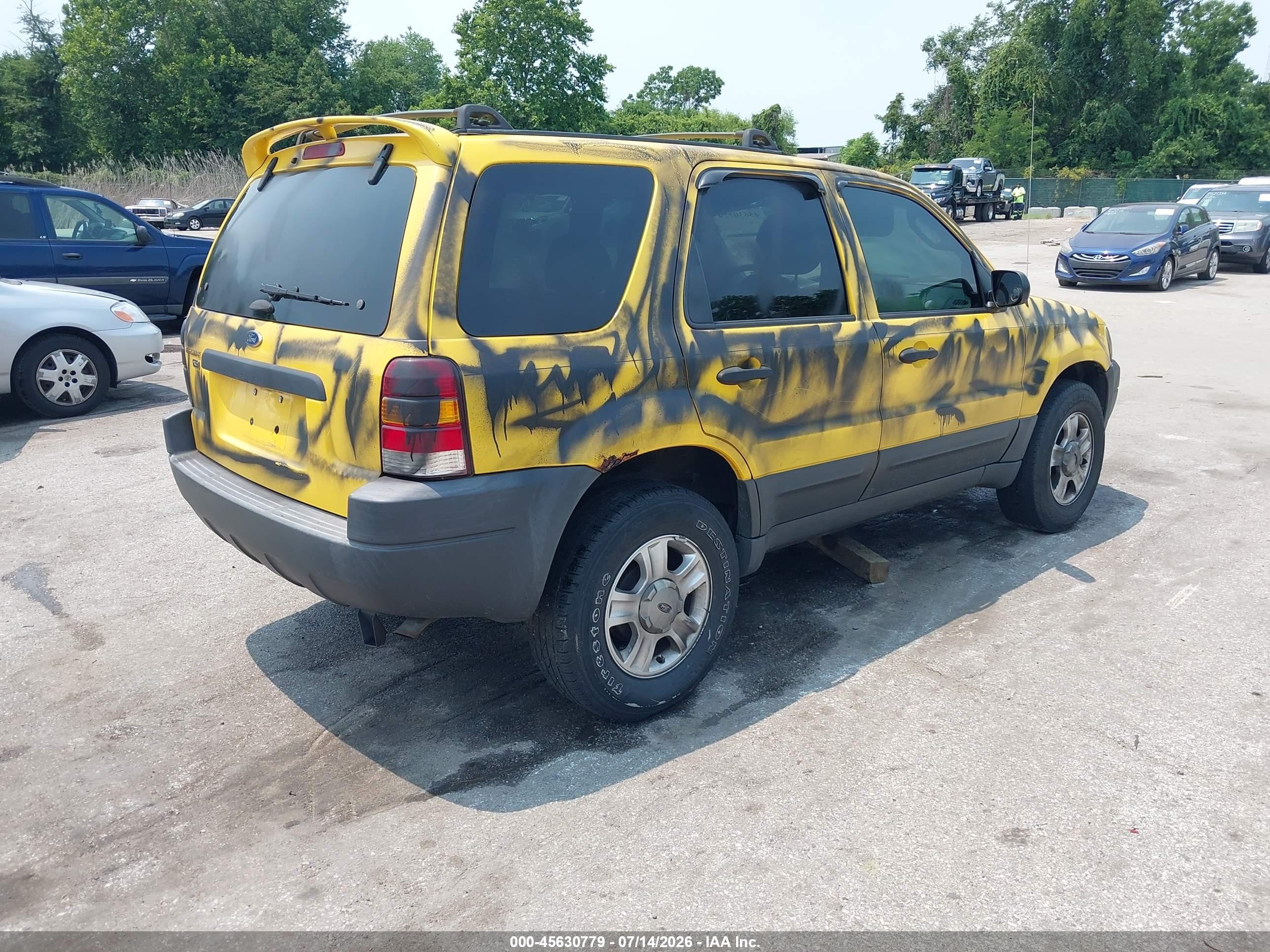 2003 Ford Escape Xlt Yellow vin: 1FMYU93173KD08562
