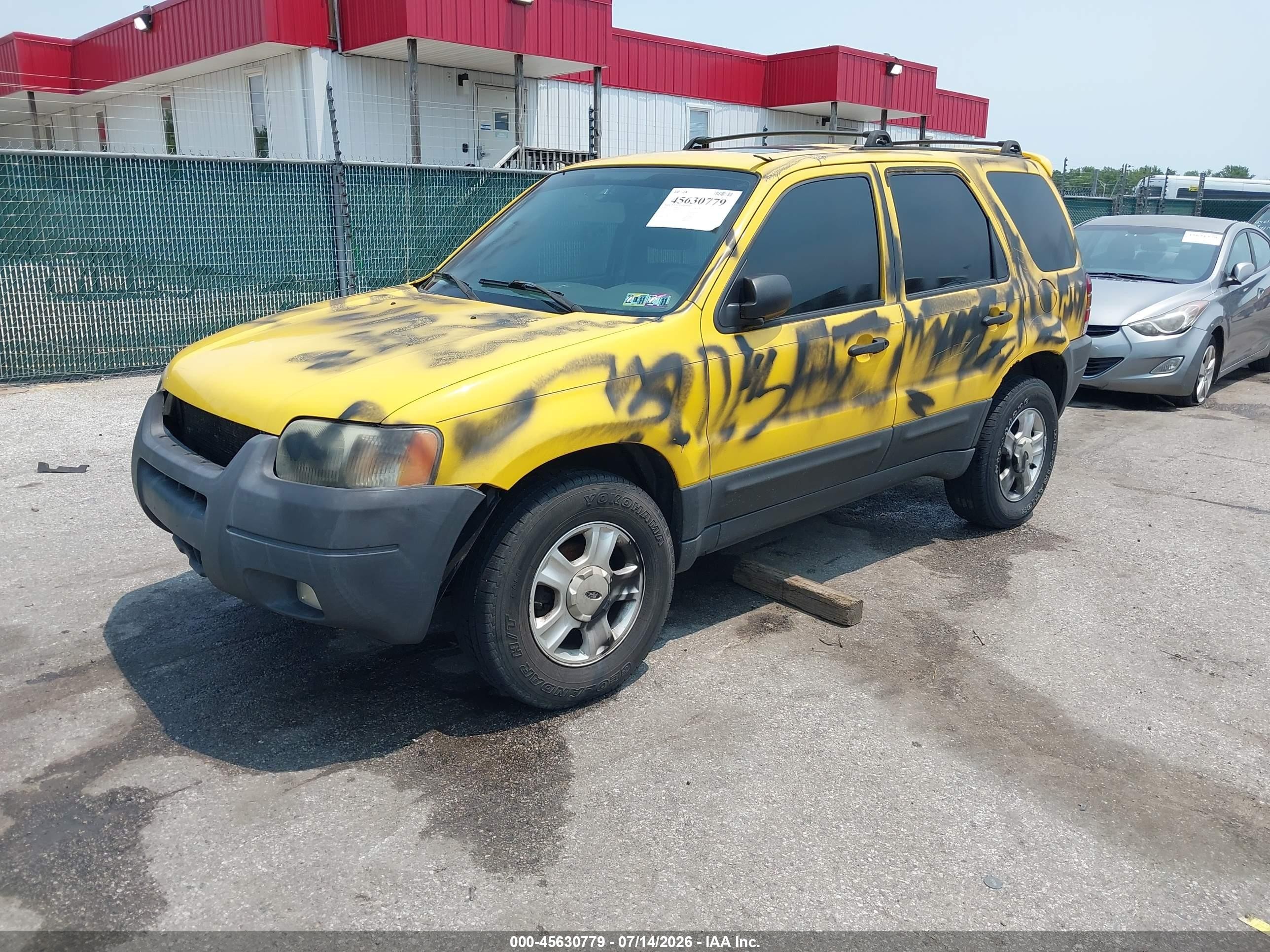 2003 Ford Escape Xlt Yellow vin: 1FMYU93173KD08562