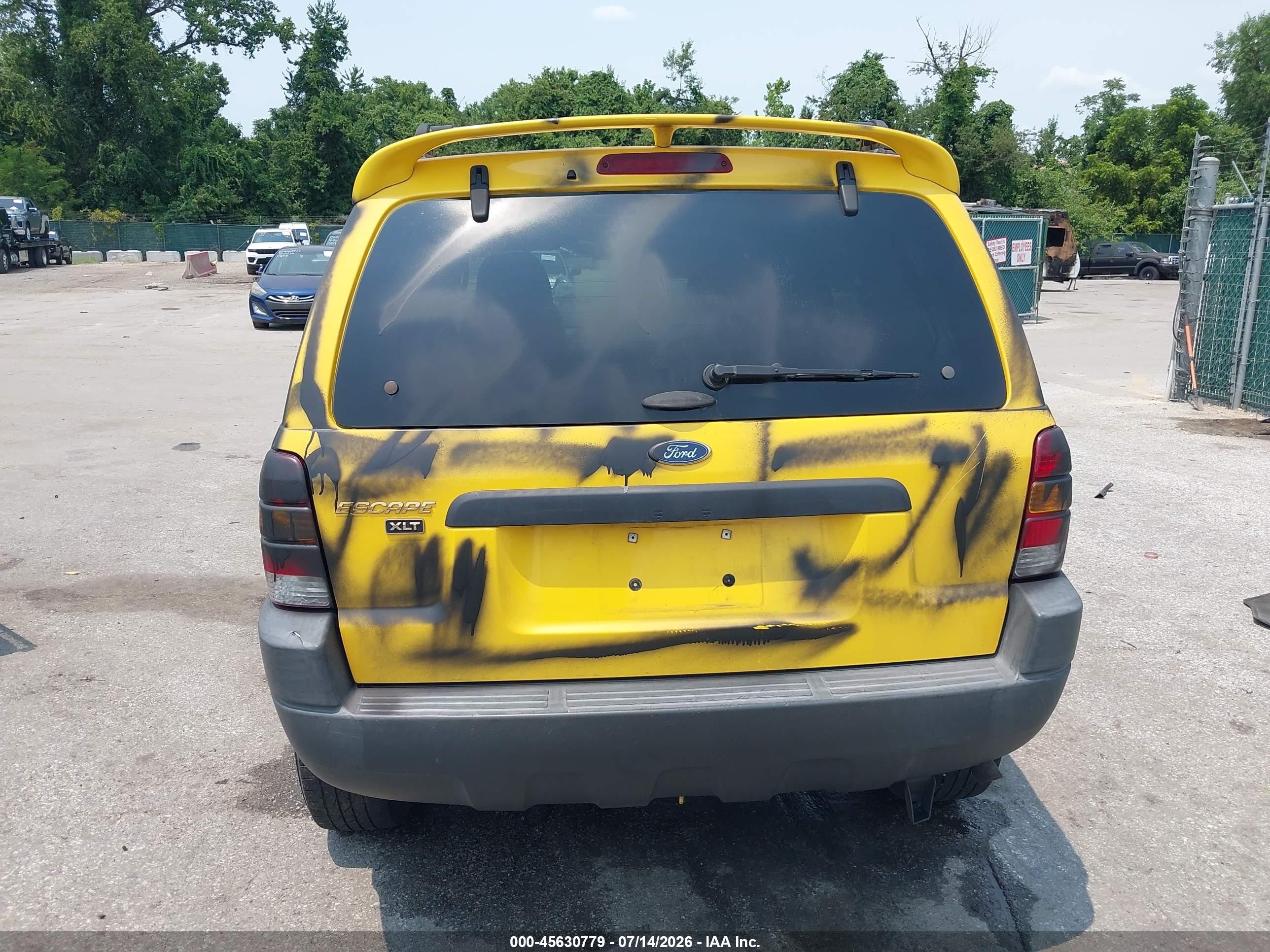 2003 Ford Escape Xlt Yellow vin: 1FMYU93173KD08562