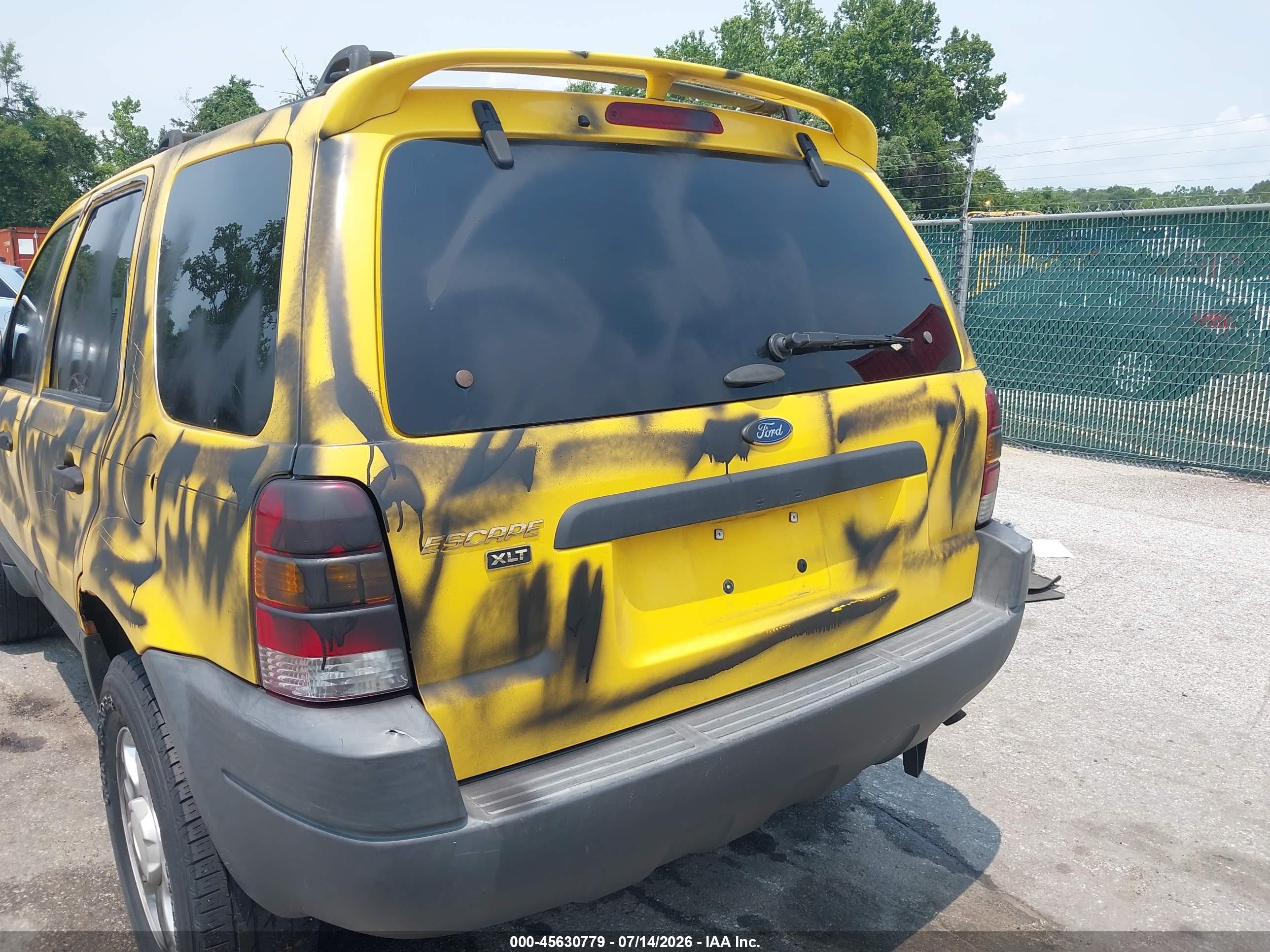 2003 Ford Escape Xlt Yellow vin: 1FMYU93173KD08562