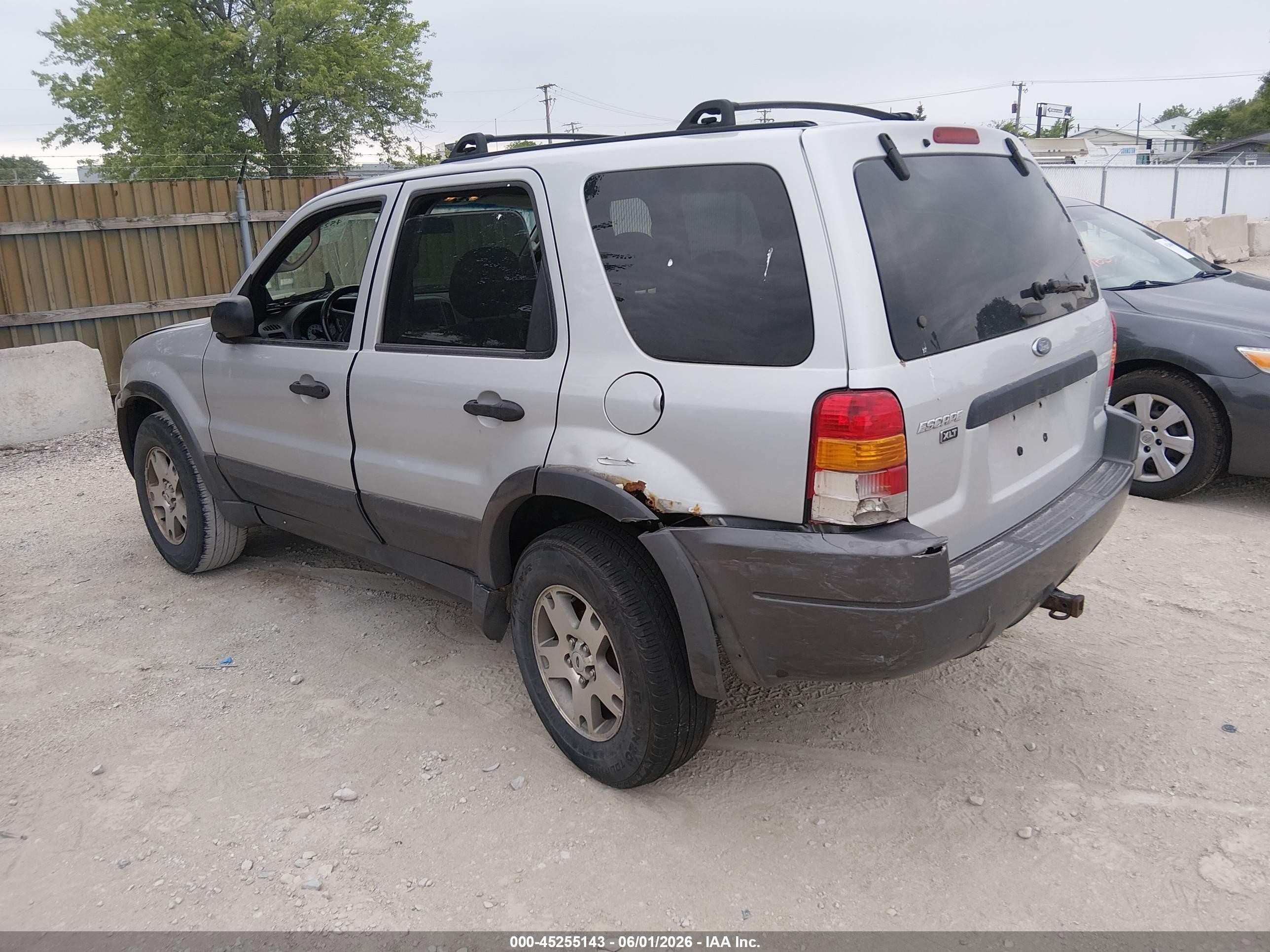2003 Ford Escape Xlt Silver vin: 1FMYU93173KD98554