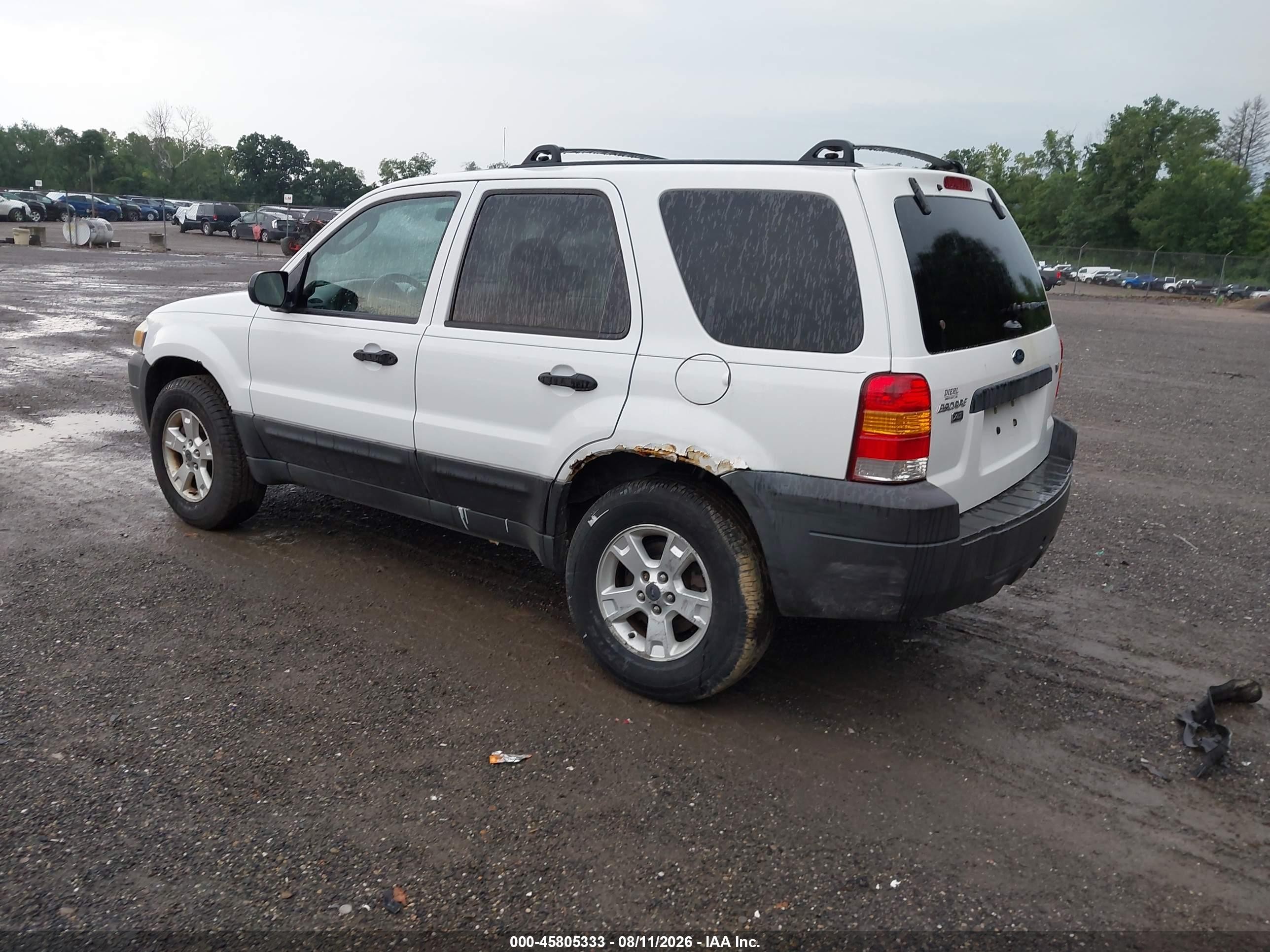 2006 Ford Escape Xlt/xlt Sport Белый vin: 1FMYU93176KB57744