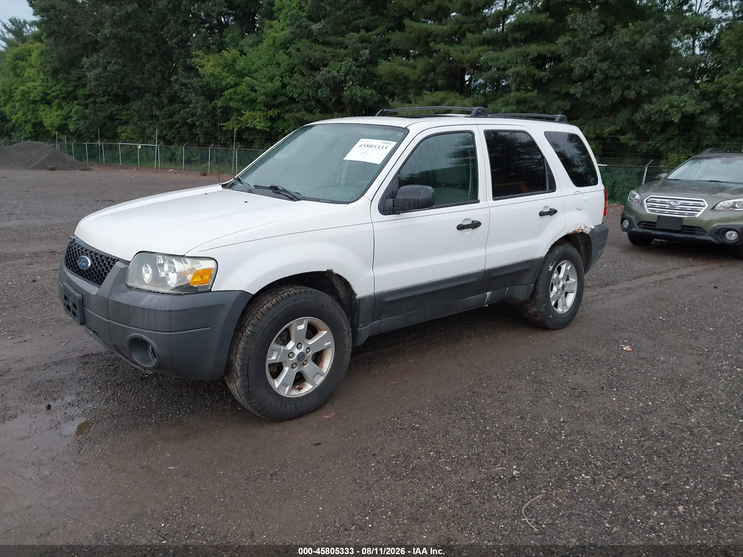 2006 Ford Escape Xlt/xlt Sport Белый vin: 1FMYU93176KB57744