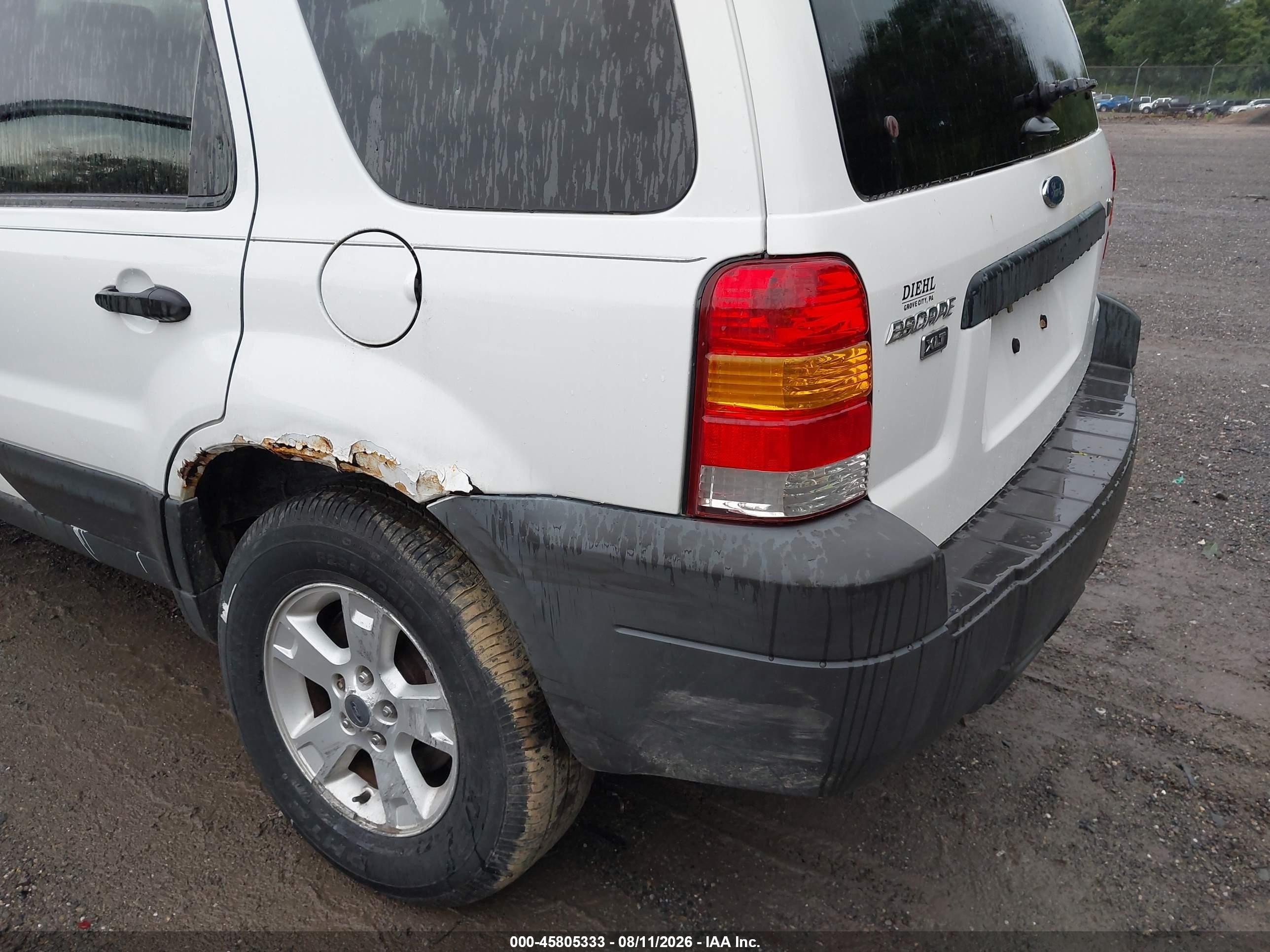 2006 Ford Escape Xlt/xlt Sport Белый vin: 1FMYU93176KB57744