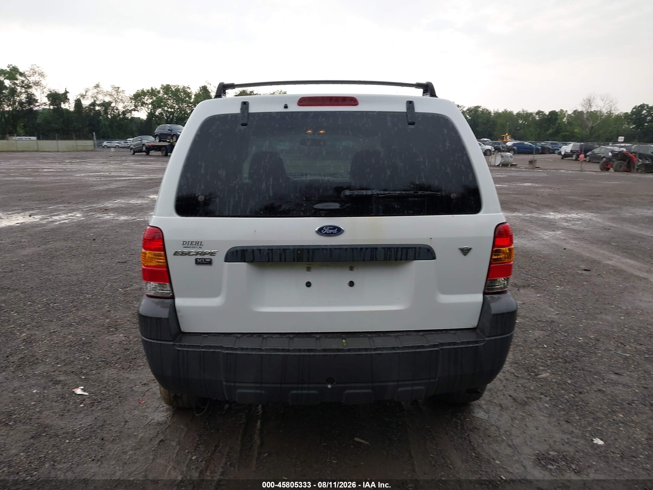 2006 Ford Escape Xlt/xlt Sport Белый vin: 1FMYU93176KB57744