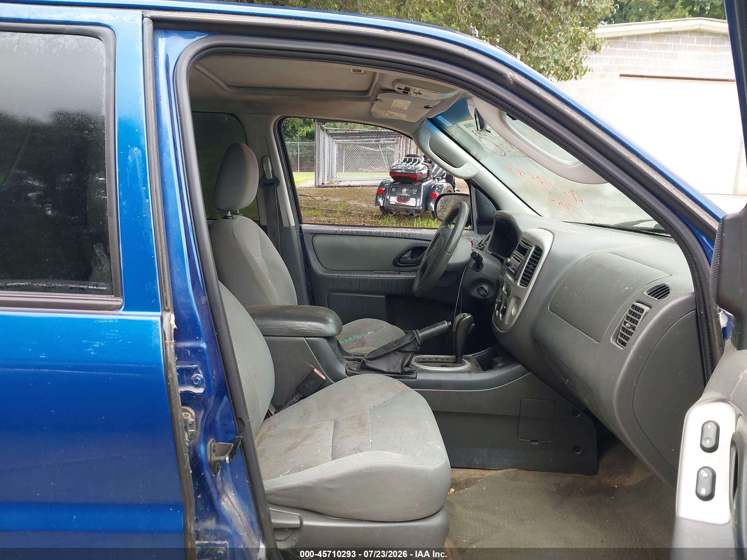 2007 Ford Escape Xlt/xlt Sport Blue vin: 1FMYU93187KB80581