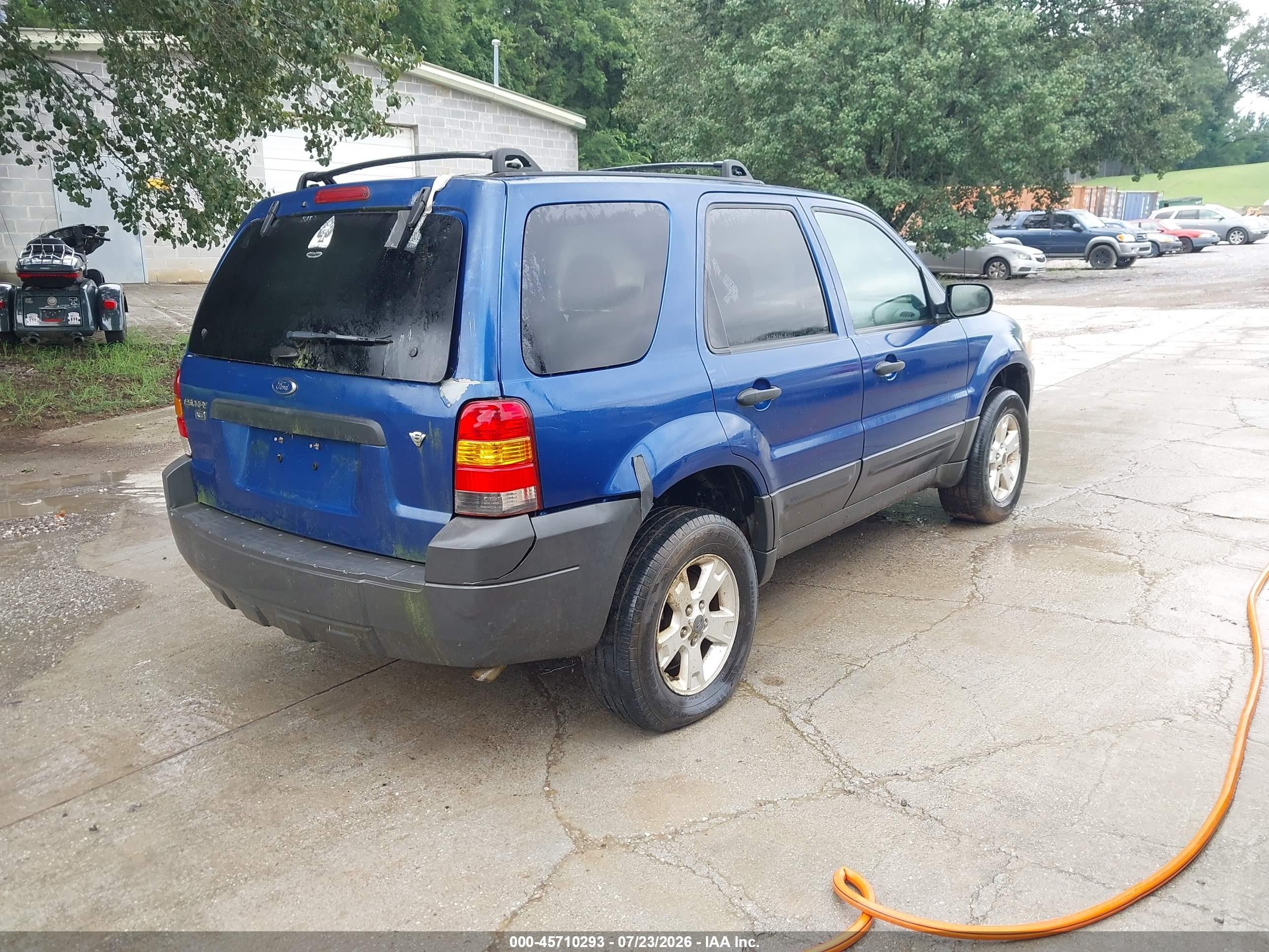 2007 Ford Escape Xlt/xlt Sport Blue vin: 1FMYU93187KB80581